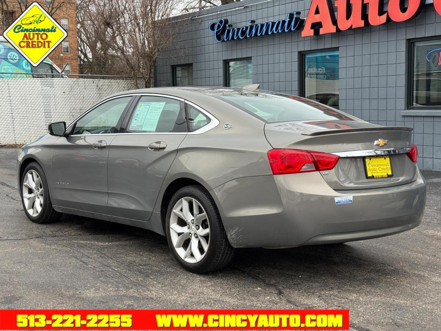 2017 Pepperdust Metallic Chevrolet Impala LT (2G1105S3XH9) with an 3.6L 3.6L Flex Fuel V6 305hp 264ft. lbs. Direct Injection engine, 6-Speed Shiftable Automatic w/Overdrive transmission, located at 2813 Gilbert Avenue, Cincinnati, OH, 45206, (513) 221-2255, 39.130219, -84.489189 - Photo#2