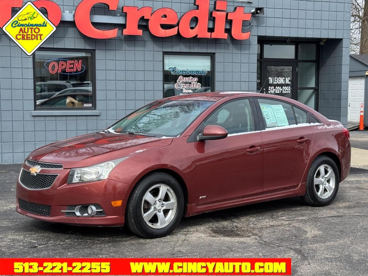 2012 Autumn Metallic Chevrolet Cruze LT (1G1PF5SC8C7) with an 1.4L Ecotec 1.4L Turbo I4 138hp 148ft. lbs. Sequential Multiport Fuel Injection engine, 6-Speed Shiftable Automatic transmission, located at 2813 Gilbert Avenue, Cincinnati, OH, 45206, (513) 221-2255, 39.130219, -84.489189 - Photo#0