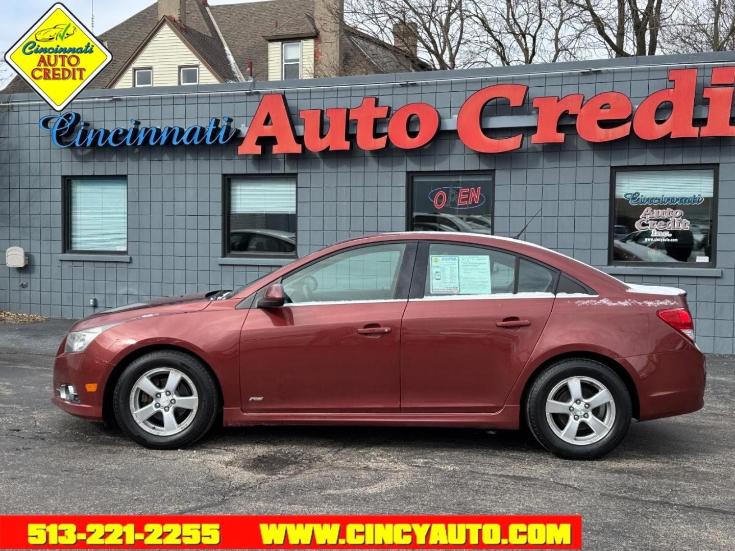 2012 Autumn Metallic Chevrolet Cruze LT (1G1PF5SC8C7) with an 1.4L Ecotec 1.4L Turbo I4 138hp 148ft. lbs. Sequential Multiport Fuel Injection engine, 6-Speed Shiftable Automatic transmission, located at 2813 Gilbert Avenue, Cincinnati, OH, 45206, (513) 221-2255, 39.130219, -84.489189 - Photo#1