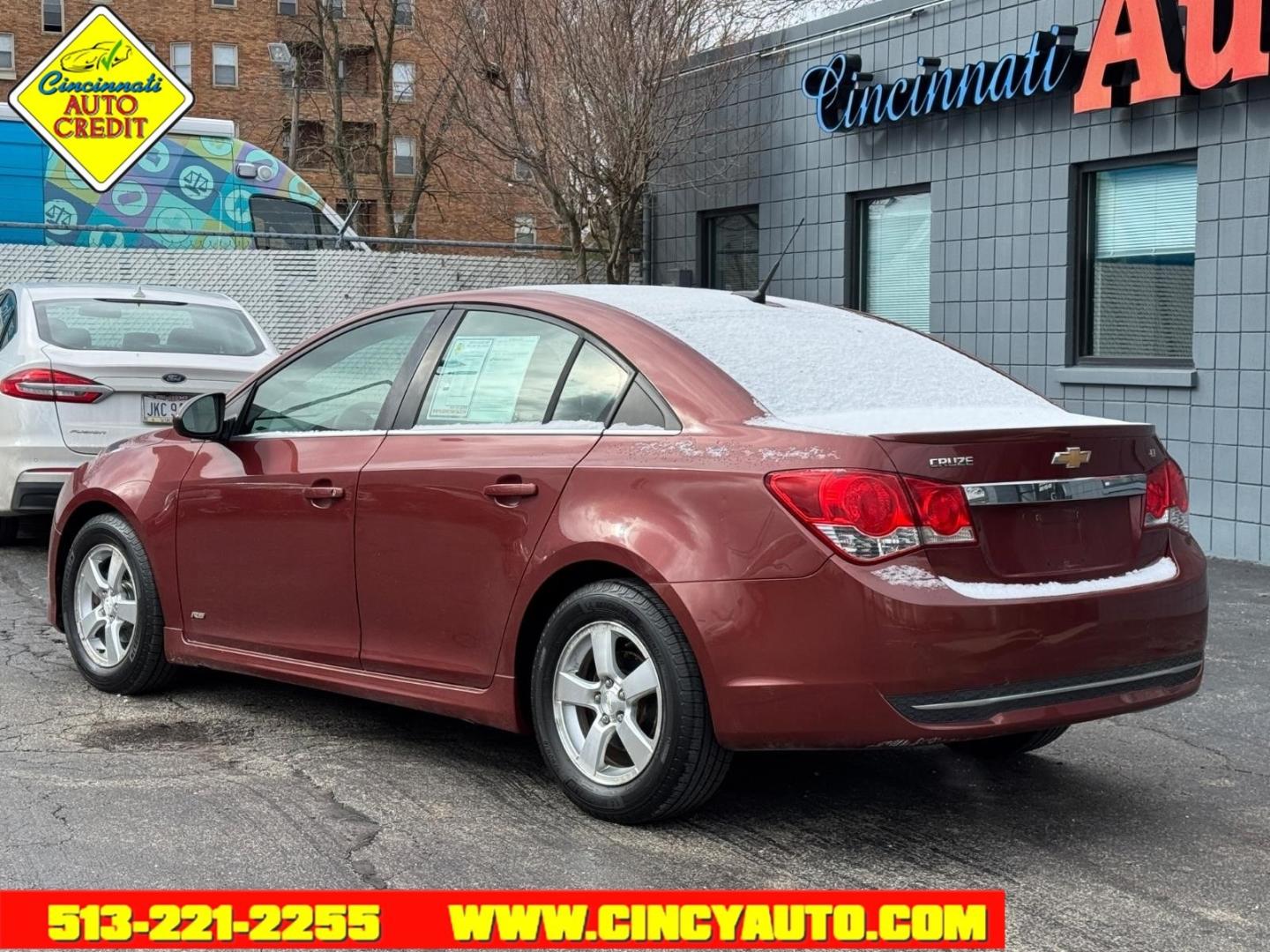 2012 Autumn Metallic Chevrolet Cruze LT (1G1PF5SC8C7) with an 1.4L Ecotec 1.4L Turbo I4 138hp 148ft. lbs. Sequential Multiport Fuel Injection engine, 6-Speed Shiftable Automatic transmission, located at 2813 Gilbert Avenue, Cincinnati, OH, 45206, (513) 221-2255, 39.130219, -84.489189 - Photo#2