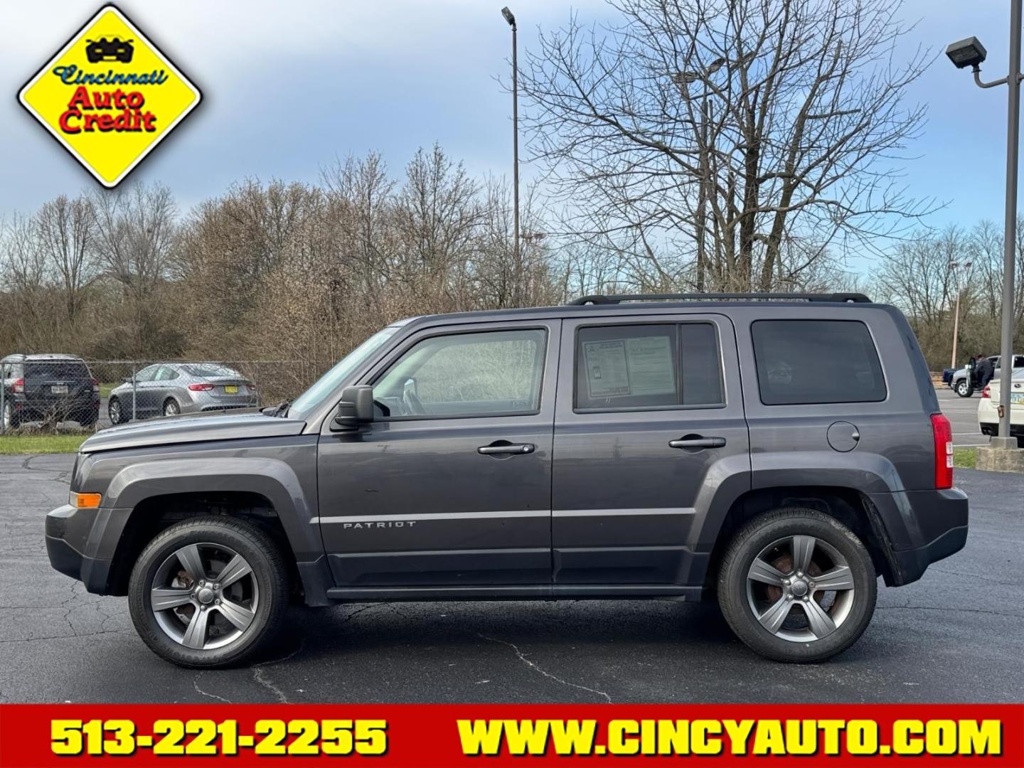 2014 Granite Crystal Metallic Clear Coat Jeep Patriot High Altitude Edition (1C4NJPFA9ED) with an 2.0L 2.0L I4 158hp 141ft. lbs. Sequential Multiport Fuel Injection engine, CVT transmission, located at 5489 Dixie Highway, Fairfield, OH, 45014, (513) 221-2255, 39.333084, -84.523834 - Photo#1