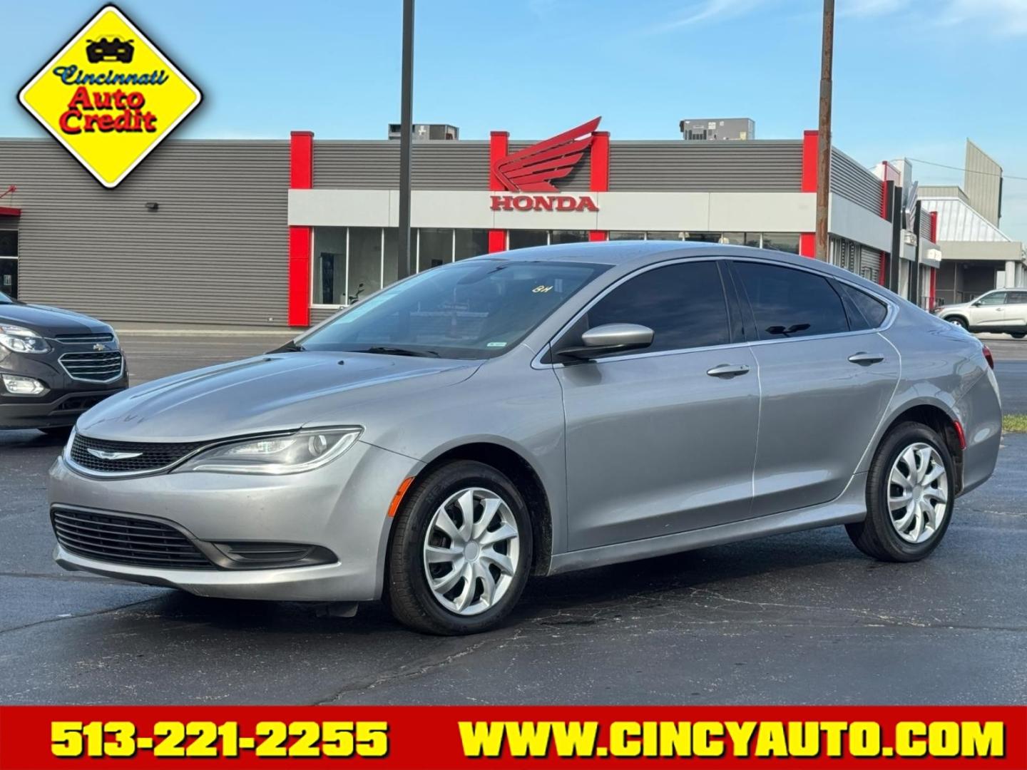 2016 Billet Silver Metallic Clear Coat Chrysler 200 LX (1C3CCCFB9GN) with an 2.4L 2.4L I4 184hp 173ft. lbs. Sequential Multiport Fuel Injection engine, 9-Speed Shiftable Automatic transmission, located at 5489 Dixie Highway, Fairfield, OH, 45014, (513) 221-2255, 39.333084, -84.523834 - Photo#0