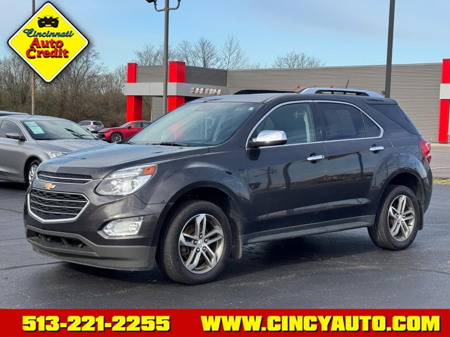 2016 Tungsten Metallic Chevrolet Equinox LTZ (2GNALDEK2G6) with an 2.4L Ecotec 2.4L I4 182hp 172ft. lbs. Direct Injection engine, 6-Speed Shiftable Automatic transmission, located at 5489 Dixie Highway, Fairfield, OH, 45014, (513) 221-2255, 39.333084, -84.523834 - Photo#0