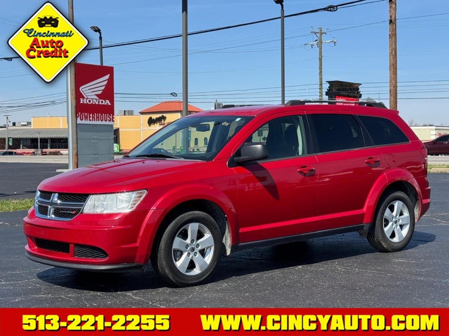 2018 Redline 2 Pearl Coat Prm Dodge Journey SE (3C4PDCAB6JT) with an 2.4L 2.4L I4 173hp 166ft. lbs. Sequential Multiport Fuel Injection engine, 4-Speed Shiftable Automatic transmission, located at 5489 Dixie Highway, Fairfield, OH, 45014, (513) 221-2255, 39.333084, -84.523834 - Photo#0