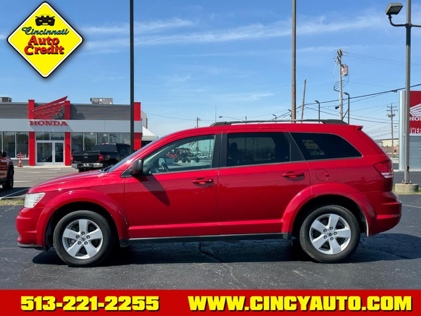 2018 Redline 2 Pearl Coat Prm Dodge Journey SE (3C4PDCAB6JT) with an 2.4L 2.4L I4 173hp 166ft. lbs. Sequential Multiport Fuel Injection engine, 4-Speed Shiftable Automatic transmission, located at 5489 Dixie Highway, Fairfield, OH, 45014, (513) 221-2255, 39.333084, -84.523834 - Photo#1