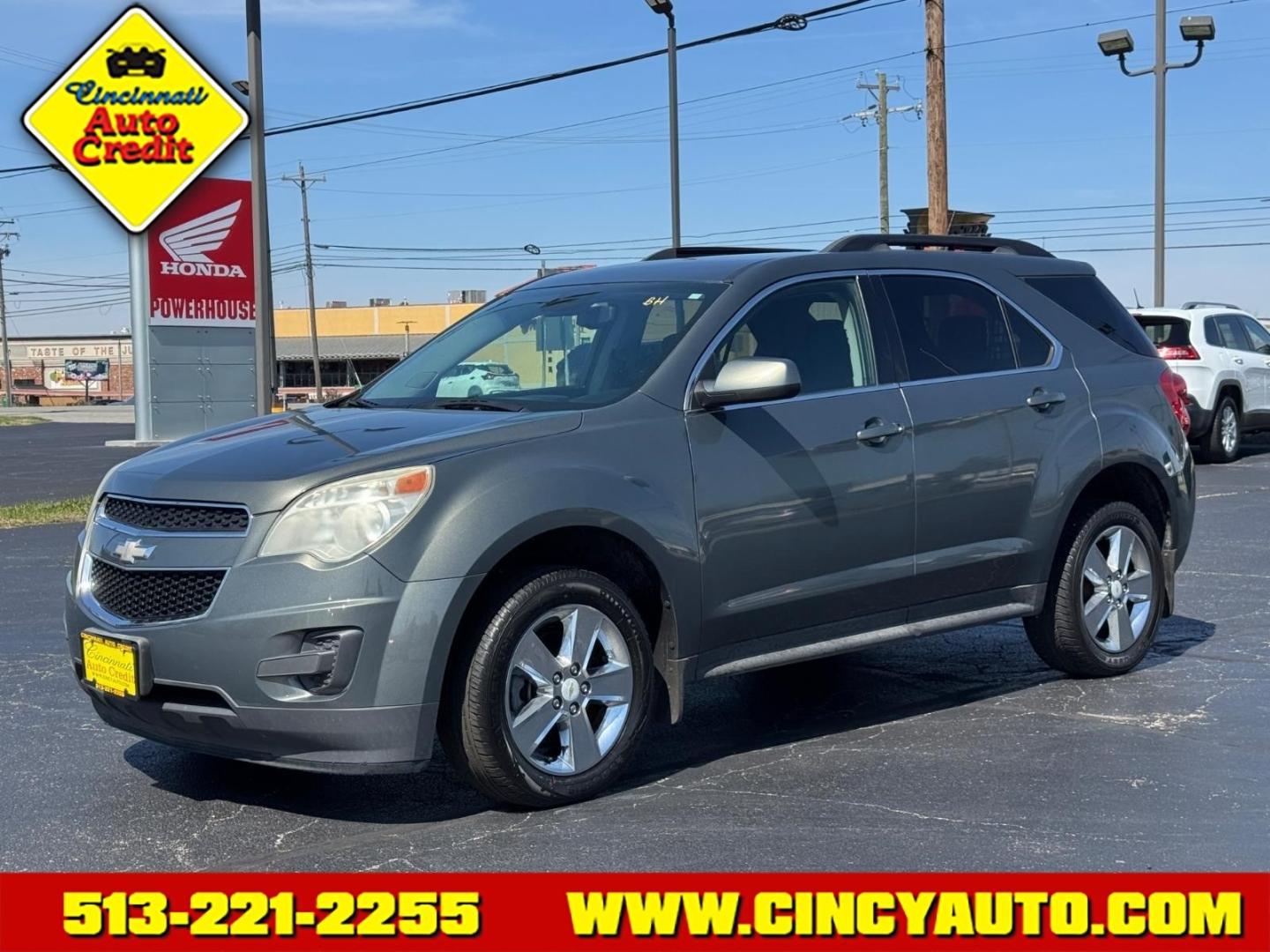 2013 Steel Green Metallic Chevrolet Equinox LT (2GNALDEK8D6) with an 2.4L 2.4L I4 182hp 172ft. lbs. Direct Injection engine, 6-Speed Shiftable Automatic transmission, located at 5489 Dixie Highway, Fairfield, OH, 45014, (513) 221-2255, 39.333084, -84.523834 - Photo#0