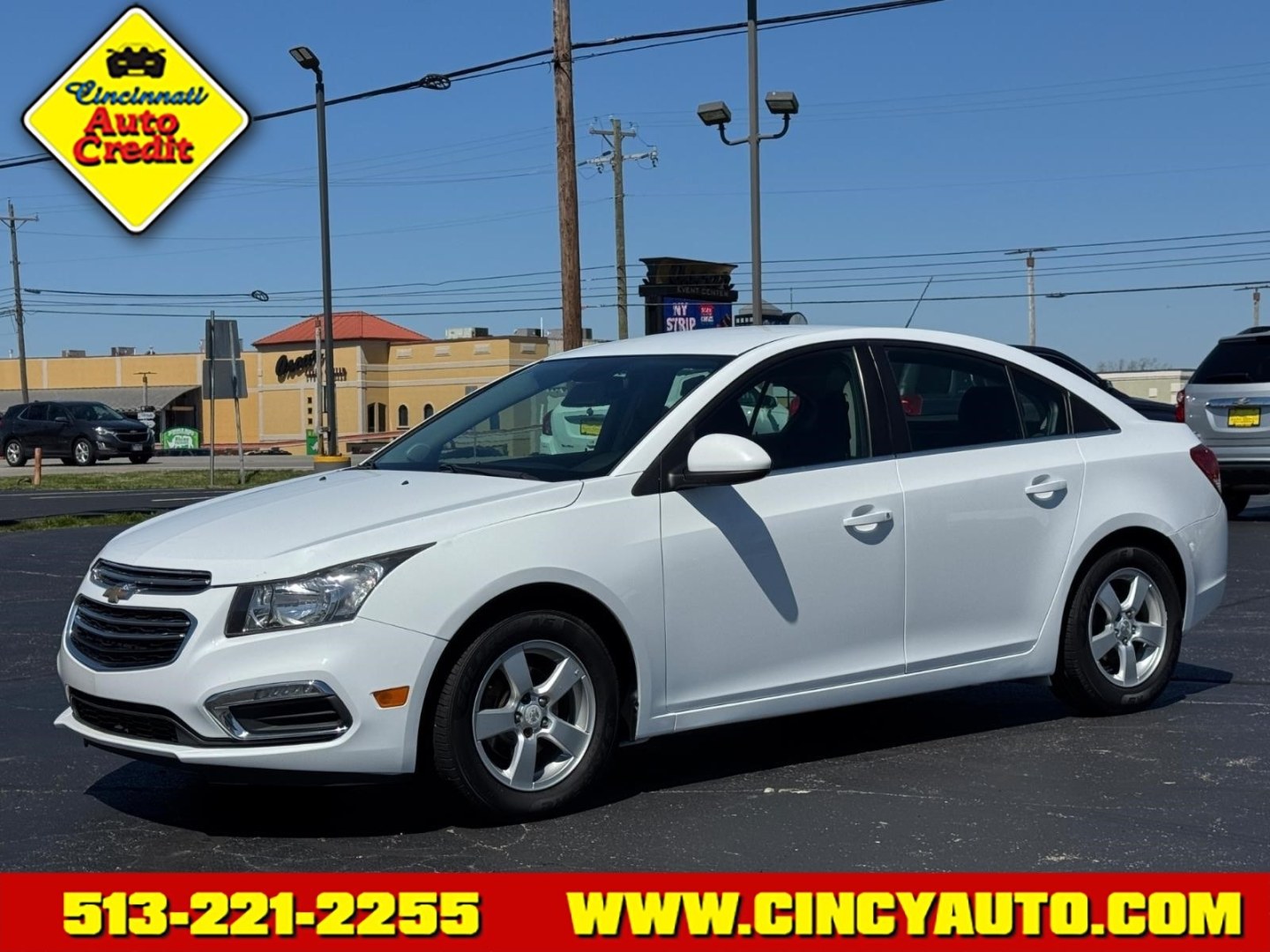 2016 Summit White Gaz Chevrolet Cruze Limited 1LT Auto (1G1PE5SB7G7) with an 1.4L Ecotec 1.4L Turbo I4 138hp 148ft. lbs. Sequential Multiport Fuel Injection engine, 6-Speed Shiftable Automatic w/Overdrive transmission, located at 5489 Dixie Highway, Fairfield, OH, 45014, (513) 221-2255, 39.333084, -84.523834 - Photo#0
