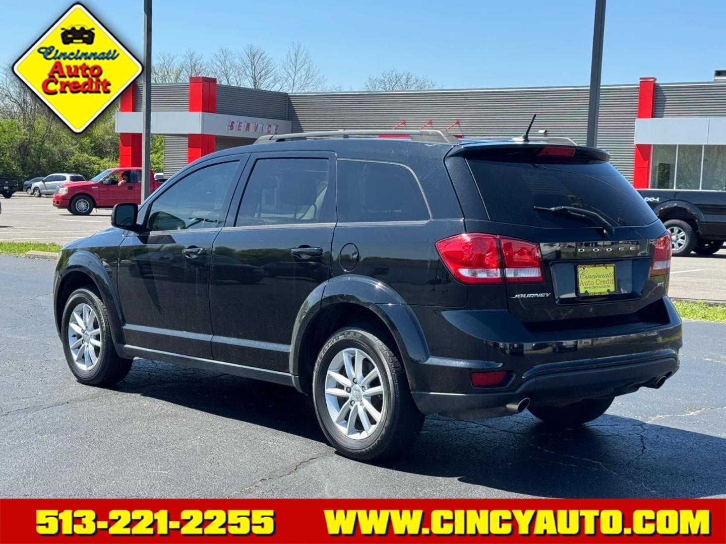 2016 Pitch Black Clear Coat Px8 Dodge Journey SXT (3C4PDCBGXGT) with an 3.6L Pentastar 3.6L Flex Fuel V6 283hp 260ft. lbs. Sequential Multiport Fuel Injection engine, 6-Speed Shiftable Automatic transmission, located at 5489 Dixie Highway, Fairfield, OH, 45014, (513) 221-2255, 39.333084, -84.523834 - Photo#2
