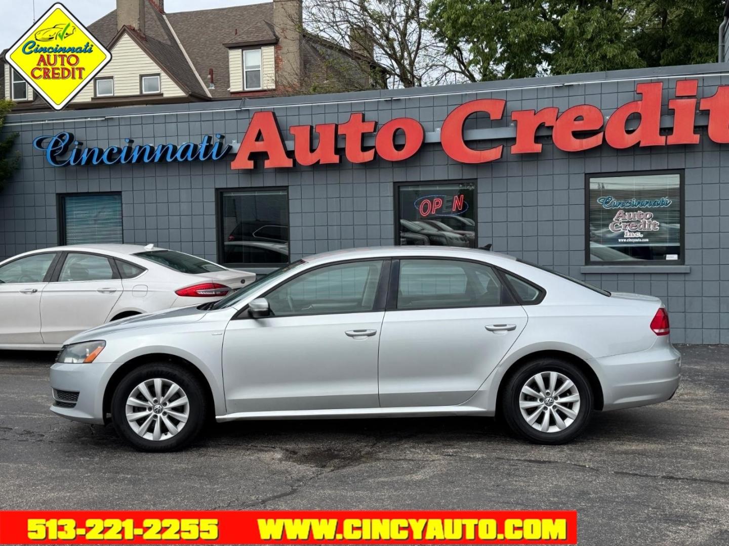 2014 Reflex Silver Metallic Volkswagen Passat 1.8T Wolfsburg Edition PZEV (1VWAT7A30EC) with an 1.8L 1.8L Turbo I4 170hp 184ft. lbs. PZEV Direct Injection engine, 6-Speed Shiftable Automatic transmission, located at 2813 Gilbert Avenue, Cincinnati, OH, 45206, (513) 221-2255, 39.130219, -84.489189 - Photo#1