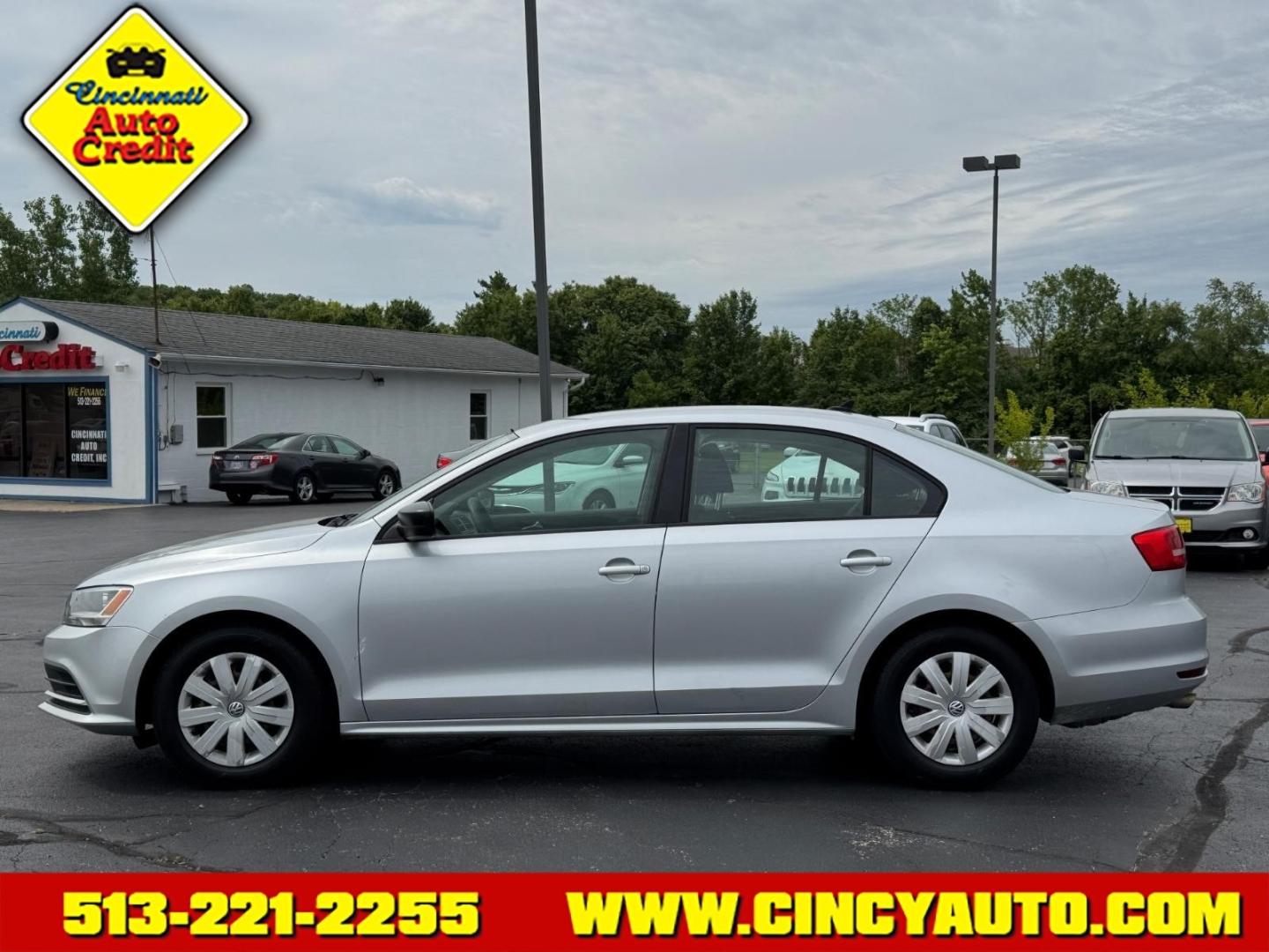 2015 Reflex Silver Metallic 8e8e Volkswagen Jetta S (3VW2K7AJ8FM) with an 2.0L 2.0L I4 115hp 125ft. lbs. Fuel Injected engine, 6-Speed Shiftable Automatic transmission, located at 5489 Dixie Highway, Fairfield, OH, 45014, (513) 221-2255, 39.333084, -84.523834 - Photo#1