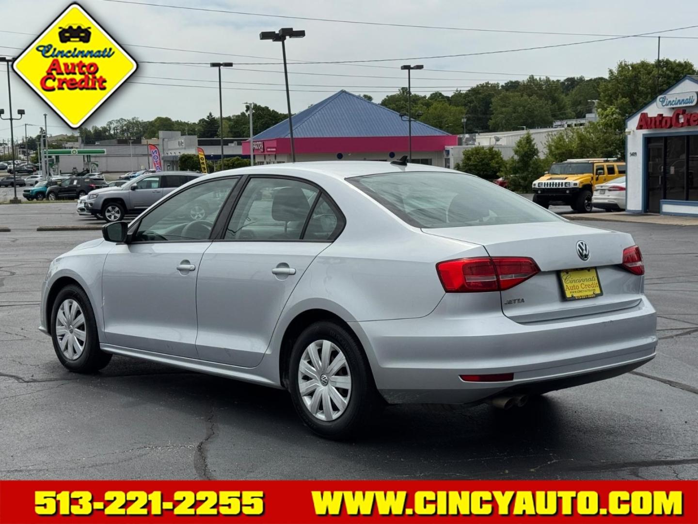 2015 Reflex Silver Metallic 8e8e Volkswagen Jetta S (3VW2K7AJ8FM) with an 2.0L 2.0L I4 115hp 125ft. lbs. Fuel Injected engine, 6-Speed Shiftable Automatic transmission, located at 5489 Dixie Highway, Fairfield, OH, 45014, (513) 221-2255, 39.333084, -84.523834 - Photo#2