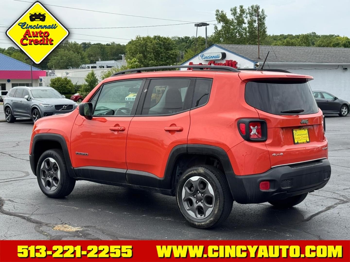 2016 Omaha Orange Pkp Jeep Renegade Sport (ZACCJBAT3GP) with an 2.4L Tigershark 2.4L I4 180hp 175ft. lbs. Sequential Multiport Fuel Injection engine, 9-Speed Shiftable Automatic transmission, located at 5489 Dixie Highway, Fairfield, OH, 45014, (513) 221-2255, 39.333084, -84.523834 - Photo#2