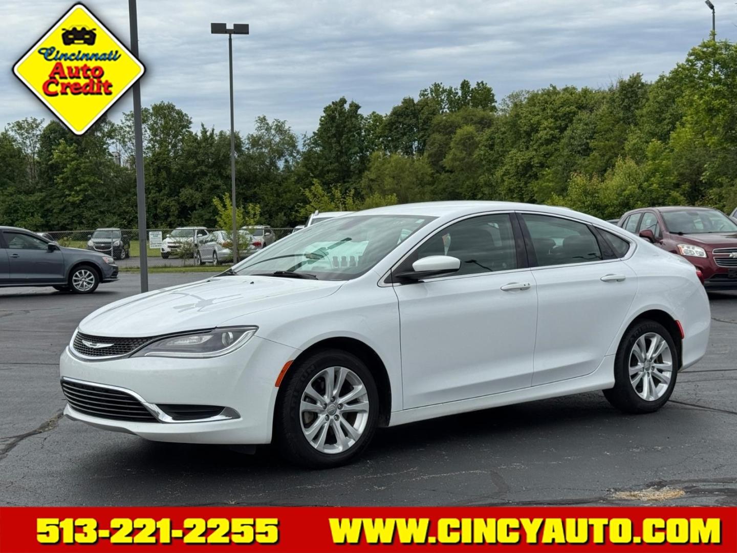 2016 Bright White Clear Coat Pw7 Chrysler 200 Limited (1C3CCCAB2GN) with an 2.4L 2.4L I4 184hp 173ft. lbs. Sequential Multiport Fuel Injection engine, 9-Speed Shiftable Automatic transmission, located at 5489 Dixie Highway, Fairfield, OH, 45014, (513) 221-2255, 39.333084, -84.523834 - Photo#0