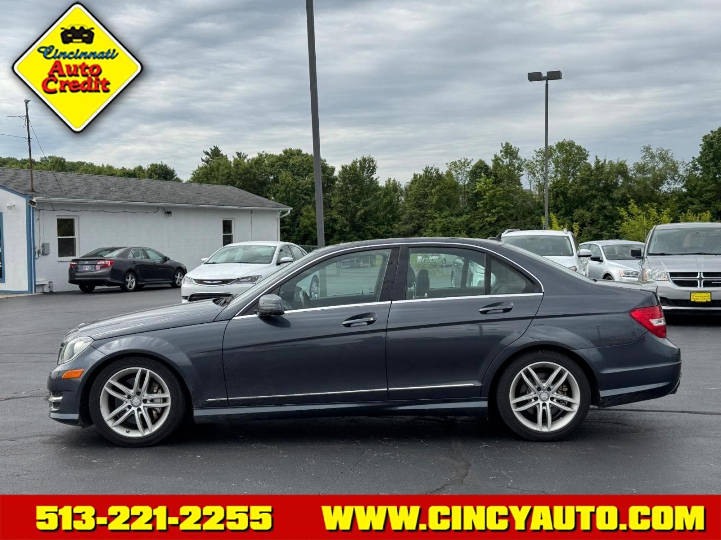2013 Steel Grey Metallic 755 Mercedes-Benz C-Class C 300 Luxury 4MATIC (WDDGF8AB4DR) with an 3.5L 3.5L V6 248hp 251ft. lbs. Direct Injection engine, 7-Speed Shiftable Automatic transmission, located at 5489 Dixie Highway, Fairfield, OH, 45014, (513) 221-2255, 39.333084, -84.523834- Photo#1