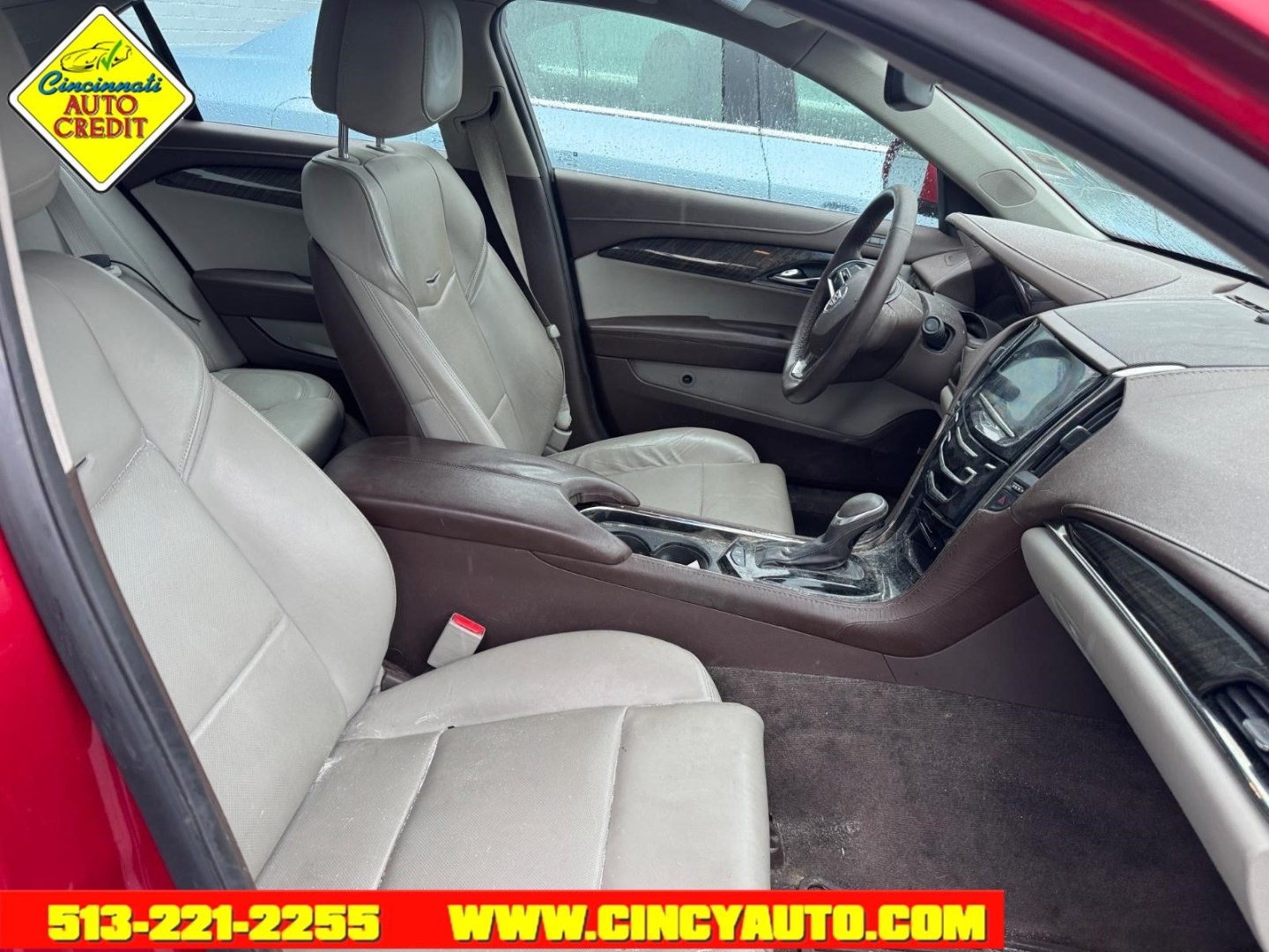 2013 Crystal Red Tintcoat Cadillac ATS 2.0T Luxury (1G6AH5RX2D0) with an 2.0L Turbo I4 272hp 260ft. lbs. Fuel Injected engine, 6-Speed Shiftable Automatic transmission, located at 2813 Gilbert Avenue, Cincinnati, OH, 45206, (513) 221-2255, 39.130219, -84.489189 - Photo#4