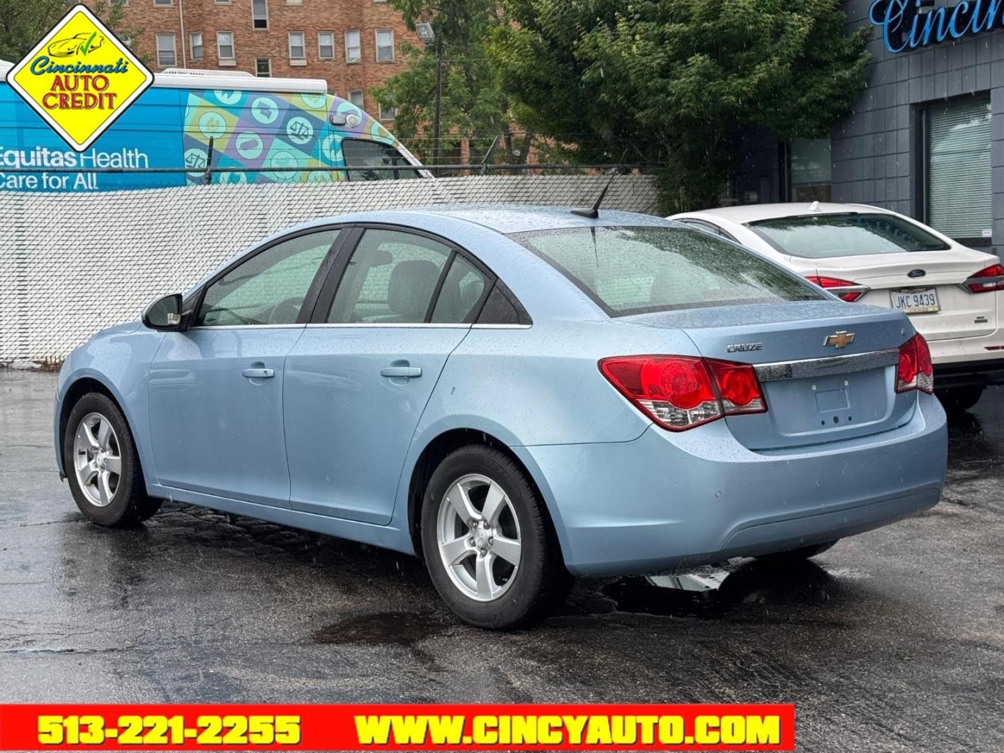 2012 Blue Granite Metallic G56 Chevrolet Cruze LT (1G1PF5SC6C7) with an 1.4L Ecotec 1.4L Turbo I4 138hp 148ft. lbs. Sequential Multiport Fuel Injection engine, 6-Speed Shiftable Automatic transmission, located at 2813 Gilbert Avenue, Cincinnati, OH, 45206, (513) 221-2255, 39.130219, -84.489189 - Photo#2