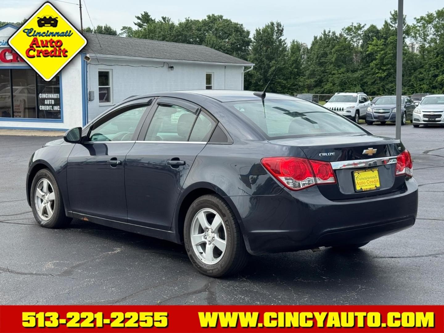 2014 Blue Ray Metallic Chevrolet Cruze 1LT Auto (1G1PC5SB5E7) with an 1.4L Ecotec 1.4L Turbo I4 138hp 148ft. lbs. Sequential Multiport Fuel Injection engine, 6-Speed Shiftable Automatic transmission, located at 5489 Dixie Highway, Fairfield, OH, 45014, (513) 221-2255, 39.333084, -84.523834 - Photo#2