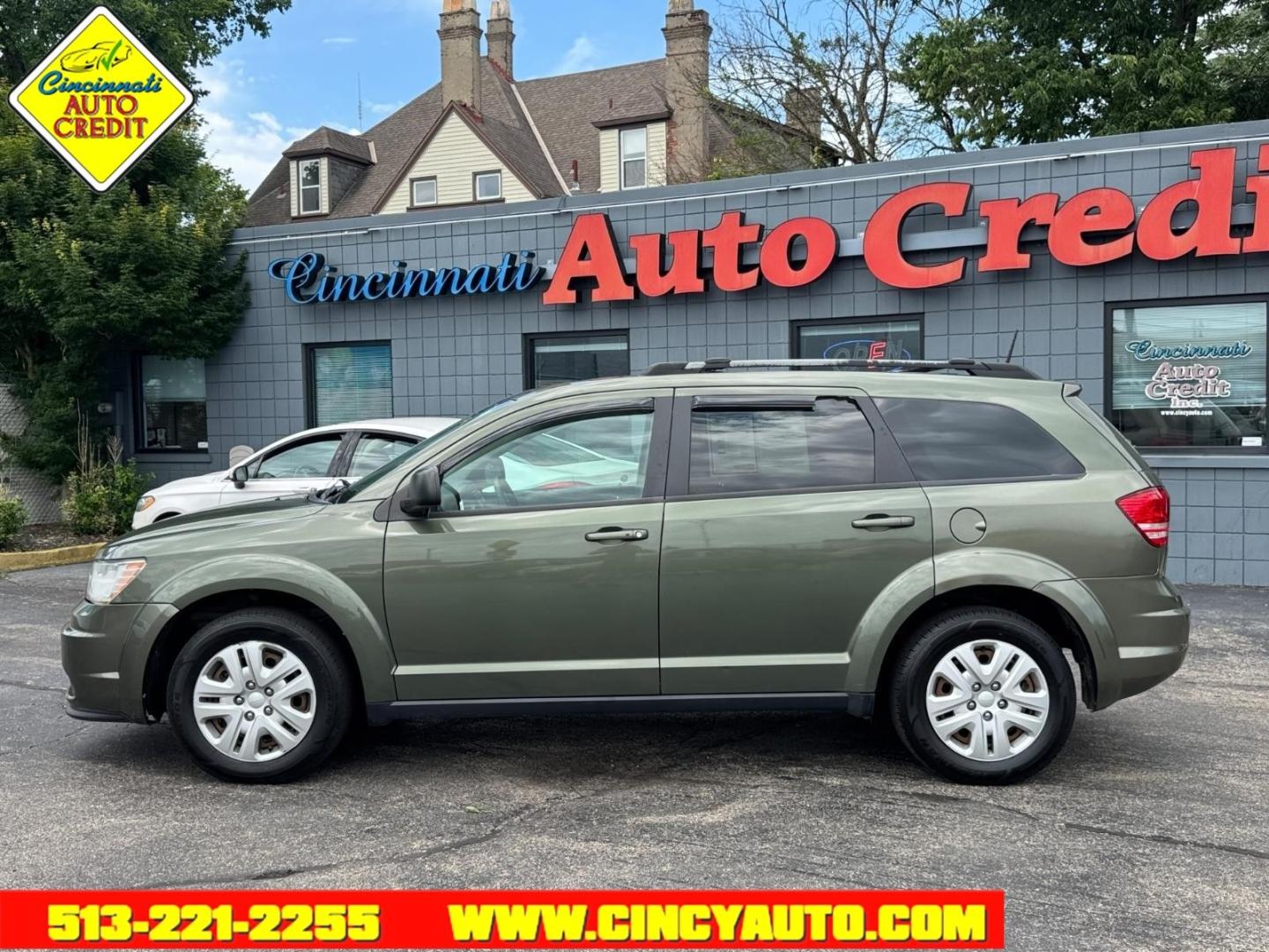 2019 Olive Green Pearl Coat Pfp Dodge Journey SE Value Package (3C4PDCAB8KT) with an 2.4L 2.4L I4 173hp 166ft. lbs. Sequential Multiport Fuel Injection engine, 4-Speed Shiftable Automatic transmission, located at 2813 Gilbert Avenue, Cincinnati, OH, 45206, (513) 221-2255, 39.130219, -84.489189- Photo#1