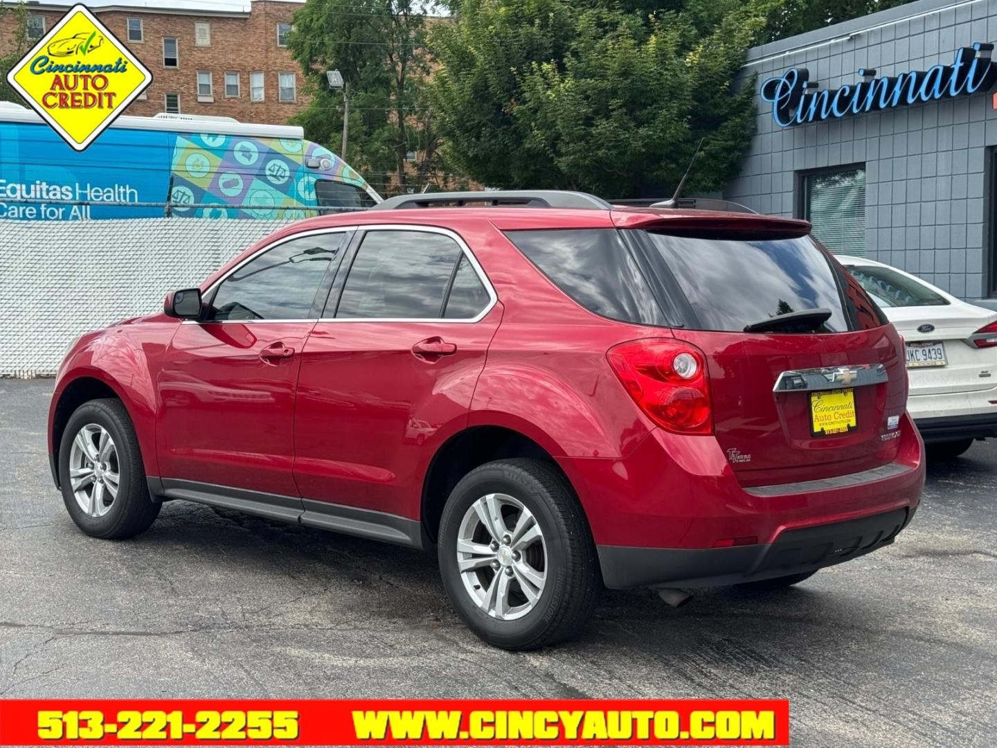 2013 Crystal Red Tintcoat Gbe Chevrolet Equinox LT (1GNALDEK2DZ) with an 2.4L 2.4L I4 182hp 172ft. lbs. Direct Injection engine, 6-Speed Shiftable Automatic transmission, located at 2813 Gilbert Avenue, Cincinnati, OH, 45206, (513) 221-2255, 39.130219, -84.489189- Photo#2