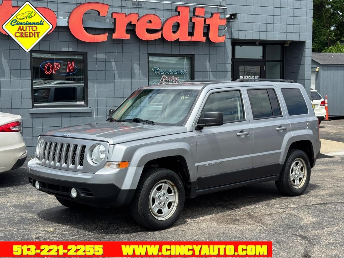 2016 Billet Silver Metallic Clear Coat Psc Jeep Patriot Sport SE (1C4NJRBB9GD) with an 2.4L 2.4L I4 172hp 165ft. lbs. Sequential Multiport Fuel Injection engine, 6-Speed Shiftable Automatic transmission, located at 2813 Gilbert Avenue, Cincinnati, OH, 45206, (513) 221-2255, 39.130219, -84.489189- Photo#0