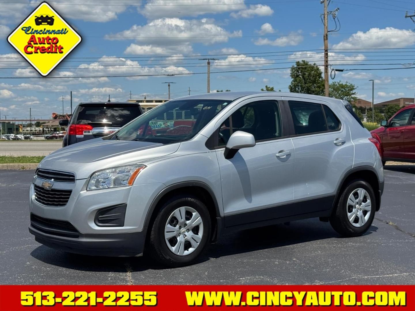 2016 Silver Ice Metallic Gan Chevrolet Trax LS (3GNCJKSBXGL) with an 1.4L Ecotec 1.4L Turbo I4 138hp 148ft. lbs. Sequential Multiport Fuel Injection engine, 6-Speed Shiftable Automatic transmission, located at 5489 Dixie Highway, Fairfield, OH, 45014, (513) 221-2255, 39.333084, -84.523834- Photo#0