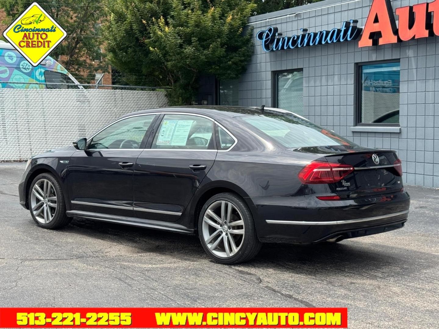 2017 Deep Black Pearl 2t2t Volkswagen Passat 1.8T R-Line (1VWDT7A34HC) with an 1.8L 1.8L Turbo I4 170hp 184ft. lbs. Direct Injection engine, 6-speed Automatic with Tiptronic transmission, located at 2813 Gilbert Avenue, Cincinnati, OH, 45206, (513) 221-2255, 39.130219, -84.489189- Photo#2