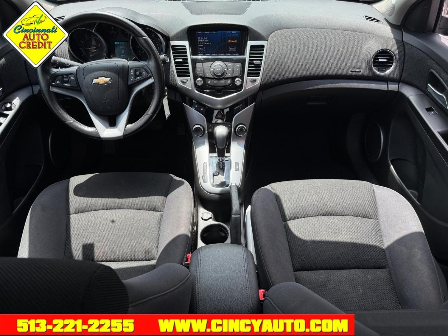 2014 Black Granite Metallic Gar Chevrolet Cruze 1LT Auto (1G1PC5SB4E7) with an 1.4L Ecotec 1.4L Turbo I4 138hp 148ft. lbs. Sequential Multiport Fuel Injection engine, 6-Speed Shiftable Automatic transmission, located at 2813 Gilbert Avenue, Cincinnati, OH, 45206, (513) 221-2255, 39.130219, -84.489189- Photo#3