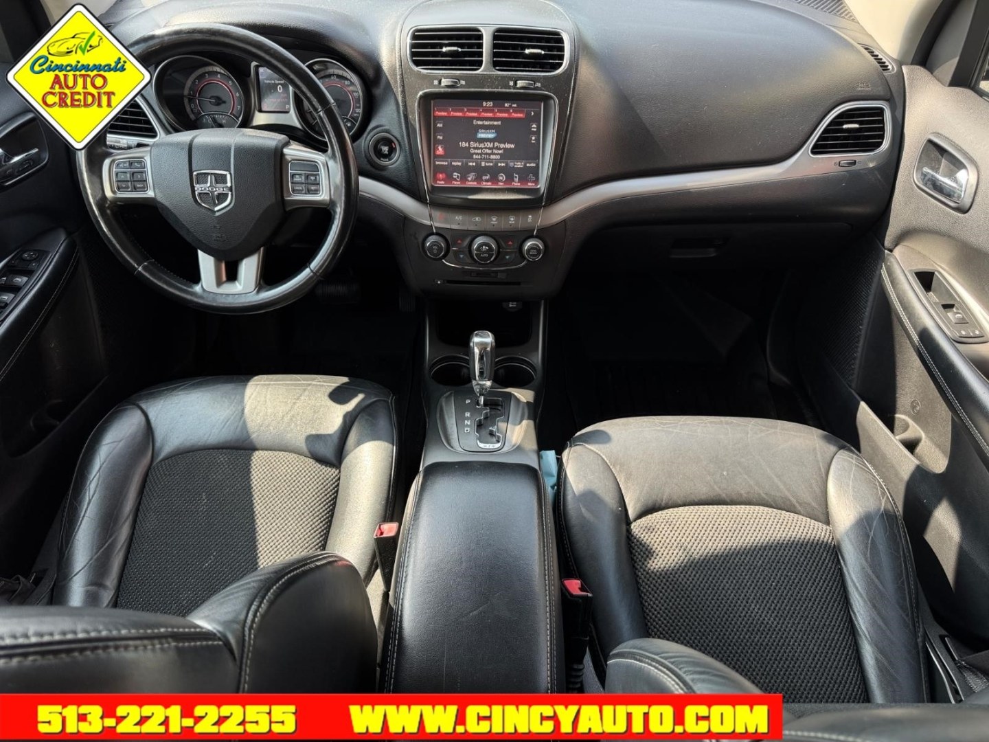 2015 Pitch Black Clear Coat Px8 Dodge Journey Crossroad (3C4PDDGG6FT) with an 3.6L Pentastar 3.6L Flex Fuel V6 283hp 260ft. lbs. Sequential Multiport Fuel Injection engine, 6-Speed Shiftable Automatic transmission, located at 2813 Gilbert Avenue, Cincinnati, OH, 45206, (513) 221-2255, 39.130219, -84.489189- Photo#3