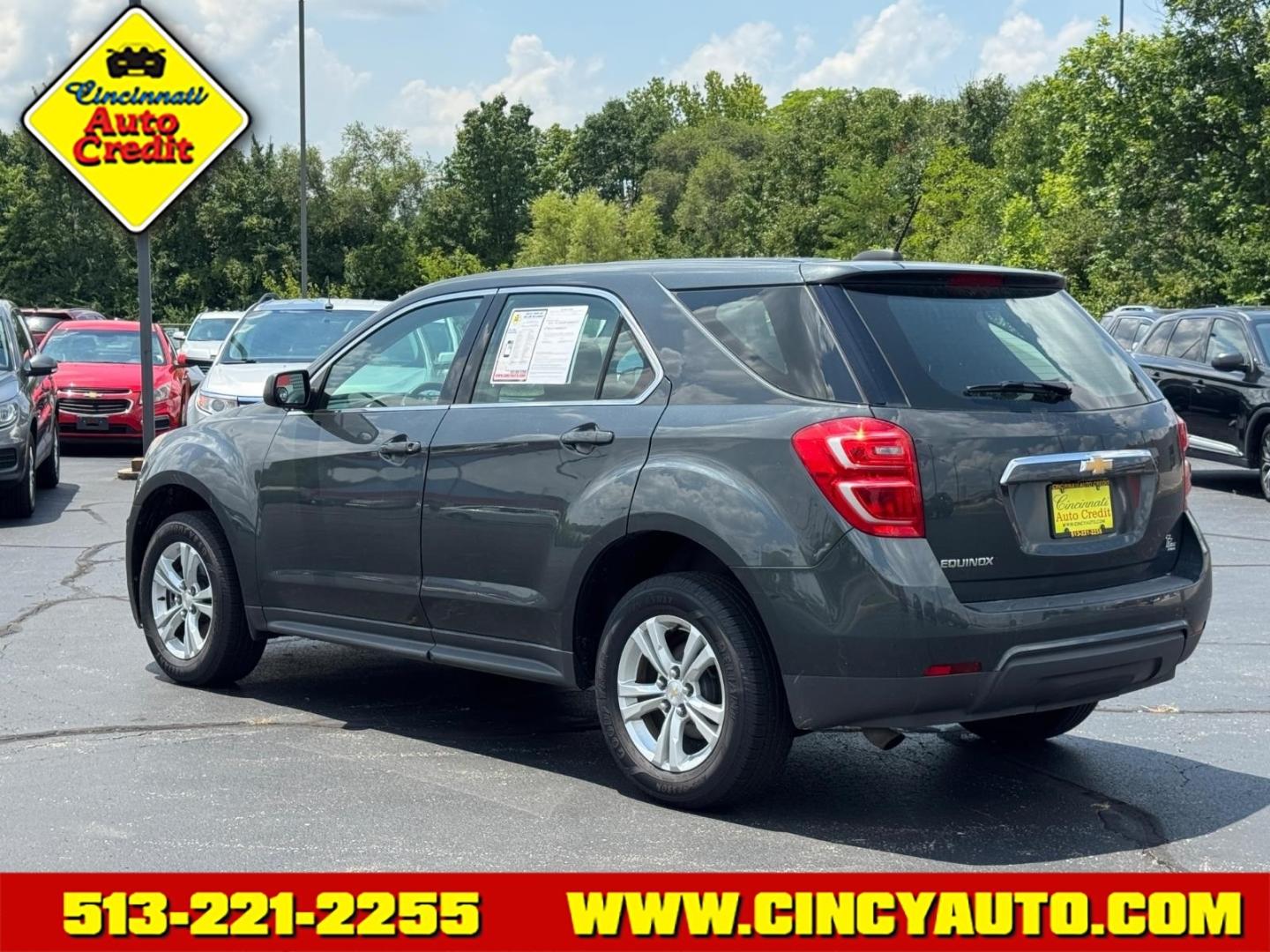 2017 Nightfall Gray Metallic G7q Chevrolet Equinox LS (2GNALBEK4H1) with an 2.4L Ecotec 2.4L I4 182hp 172ft. lbs. Direct Injection engine, 6-Speed Shiftable Automatic transmission, located at 5489 Dixie Highway, Fairfield, OH, 45014, (513) 221-2255, 39.333084, -84.523834- Photo#2
