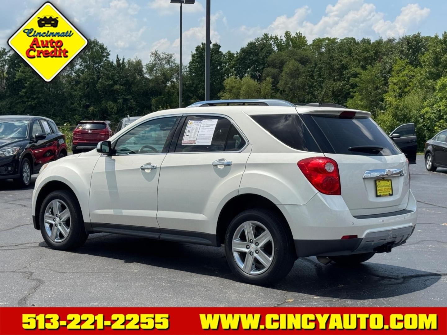 2015 Summit White Gaz Chevrolet Equinox LTZ (1GNALDEK2FZ) with an 2.4L 2.4L I4 182hp 172ft. lbs. Direct Injection engine, 6-Speed Shiftable Automatic transmission, located at 5489 Dixie Highway, Fairfield, OH, 45014, (513) 221-2255, 39.333084, -84.523834- Photo#2