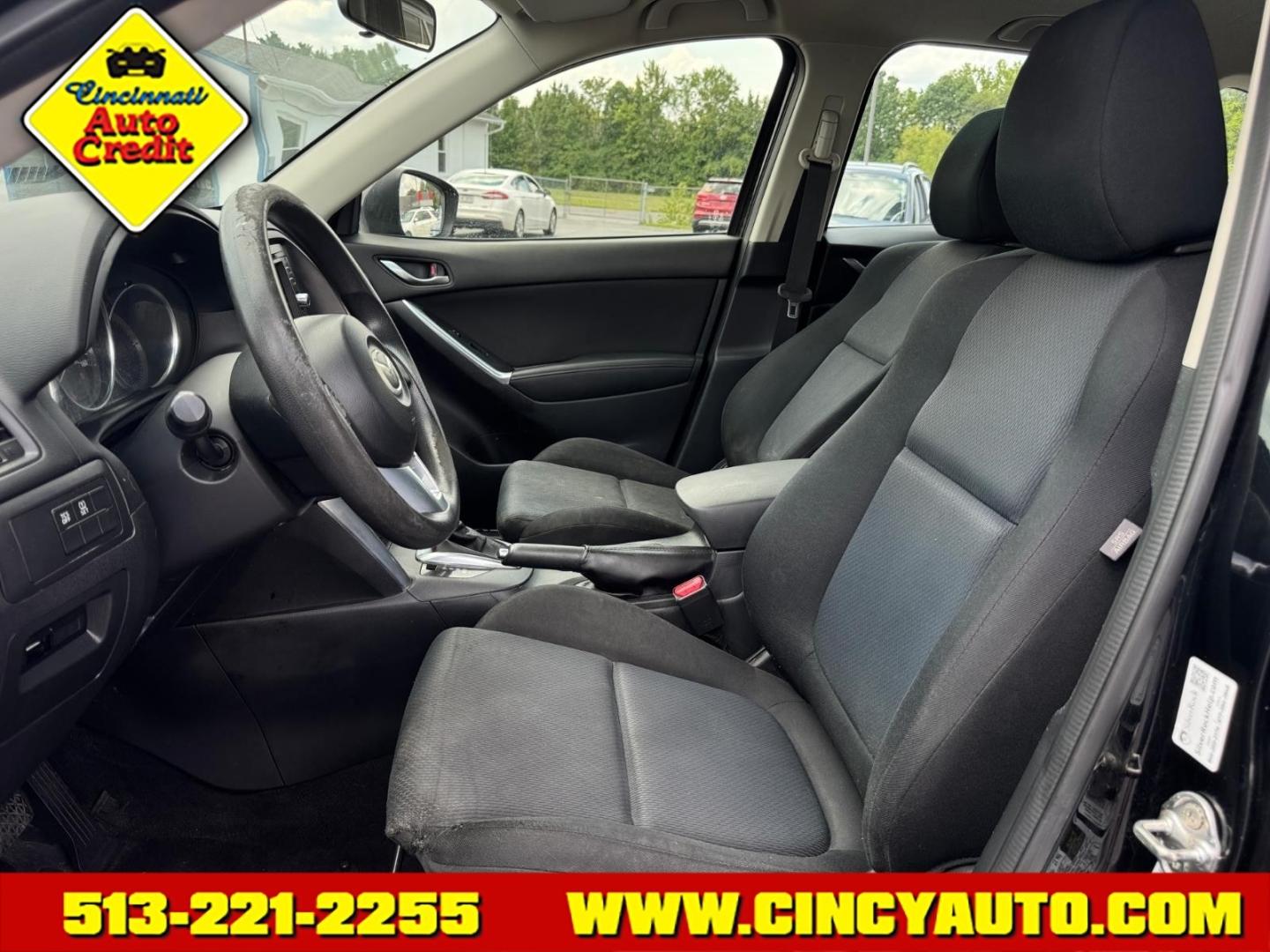 2015 Jet Black Mica 41w Mazda CX-5 Sport (JM3KE4BY1F0) with an 2.5L SKYACTIV-G 2.5L I4 184hp 185ft. lbs. Direct Injection engine, 6-Speed Shiftable Automatic transmission, located at 5489 Dixie Highway, Fairfield, OH, 45014, (513) 221-2255, 39.333084, -84.523834- Photo#5