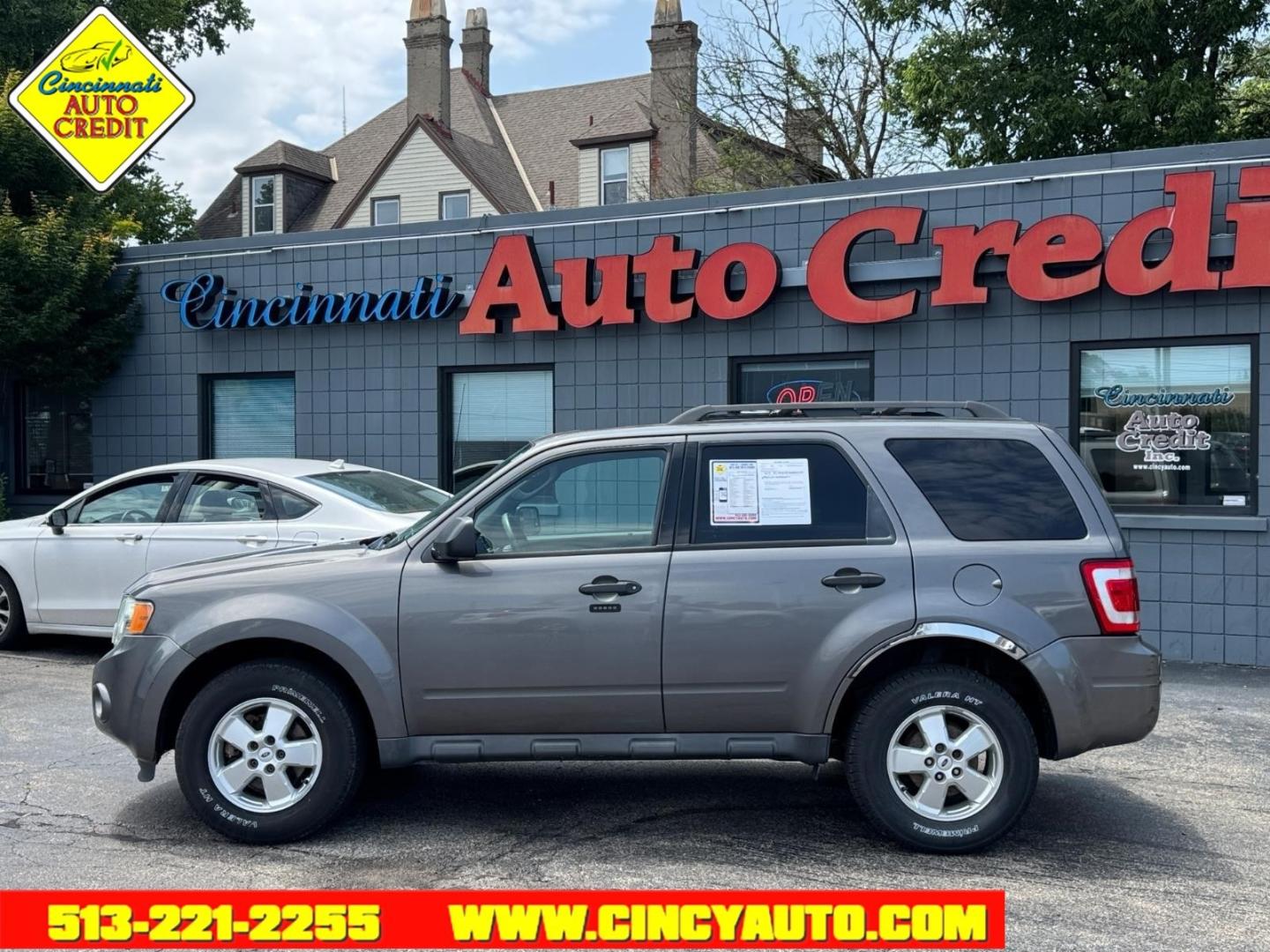 2012 Sterling Gray Metallic Uj Ford Escape XLT (1FMCU9D75CK) with an 2.5L Duratec 2.5L I4 171hp 171ft. lbs. Sequential Multiport Fuel Injection engine, 6-Speed Automatic transmission, located at 2813 Gilbert Avenue, Cincinnati, OH, 45206, (513) 221-2255, 39.130219, -84.489189- Photo#1