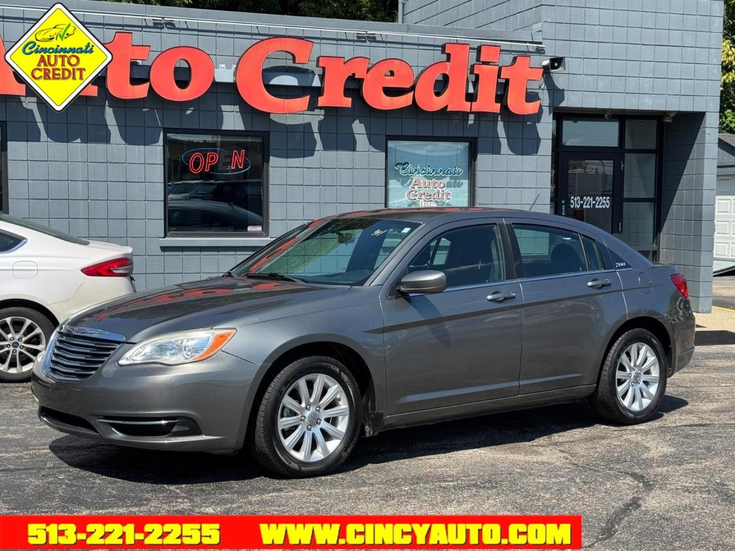 2012 Tungsten Metallic Clear Coat Chrysler 200 Touring (1C3CCBBB0CN) with an 2.4L 2.4L I4 173hp 166ft. lbs. Sequential Multiport Fuel Injection engine, 4-Speed Automatic transmission, located at 2813 Gilbert Avenue, Cincinnati, OH, 45206, (513) 221-2255, 39.130219, -84.489189- Photo#0