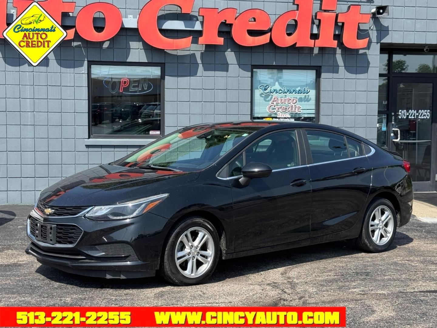 2016 Mosaic Black Metallic Gb8 Chevrolet Cruze LT Auto (1G1BE5SM4G7) with an 1.4L 1.4L Turbo I4 153hp 177ft. lbs. Direct Injection engine, 6-Speed Shiftable Automatic transmission, located at 2813 Gilbert Avenue, Cincinnati, OH, 45206, (513) 221-2255, 39.130219, -84.489189- Photo#0
