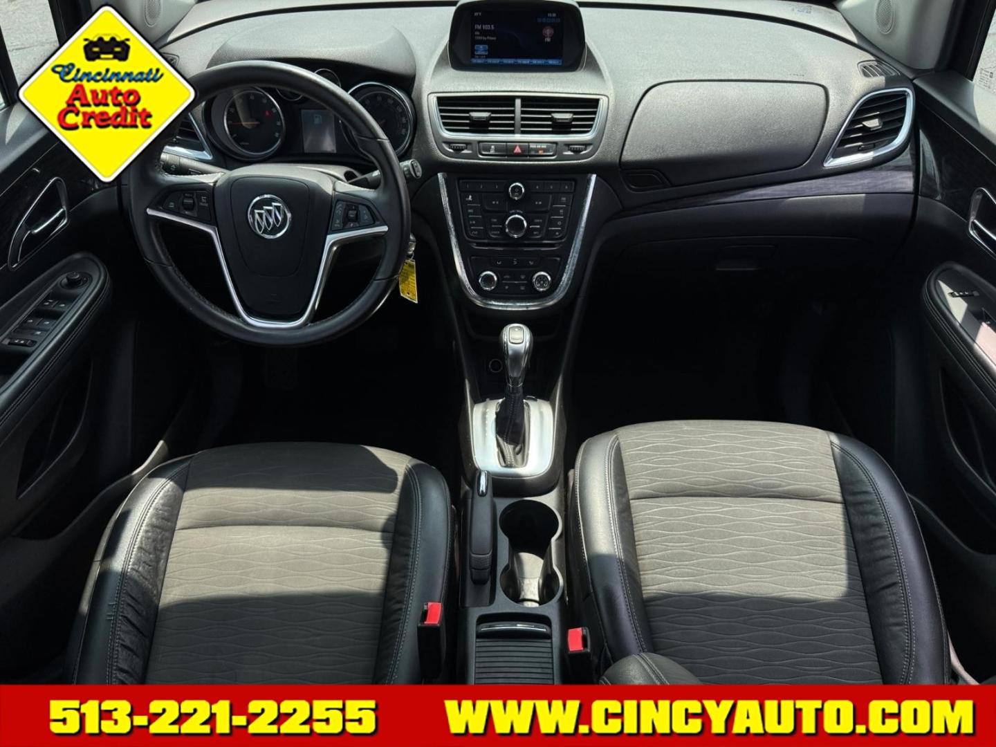 2016 Quicksilver Metallic/Dark Argent Metallic Buick Encore Base (KL4CJASB5GB) with an 1.4L Ecotec 1.4L Turbo I4 138hp 148ft. lbs. Sequential Multiport Fuel Injection engine, 6-Speed Automatic w/Driver Shift Control transmission, located at 5489 Dixie Highway, Fairfield, OH, 45014, (513) 221-2255, 39.333084, -84.523834- Photo#3