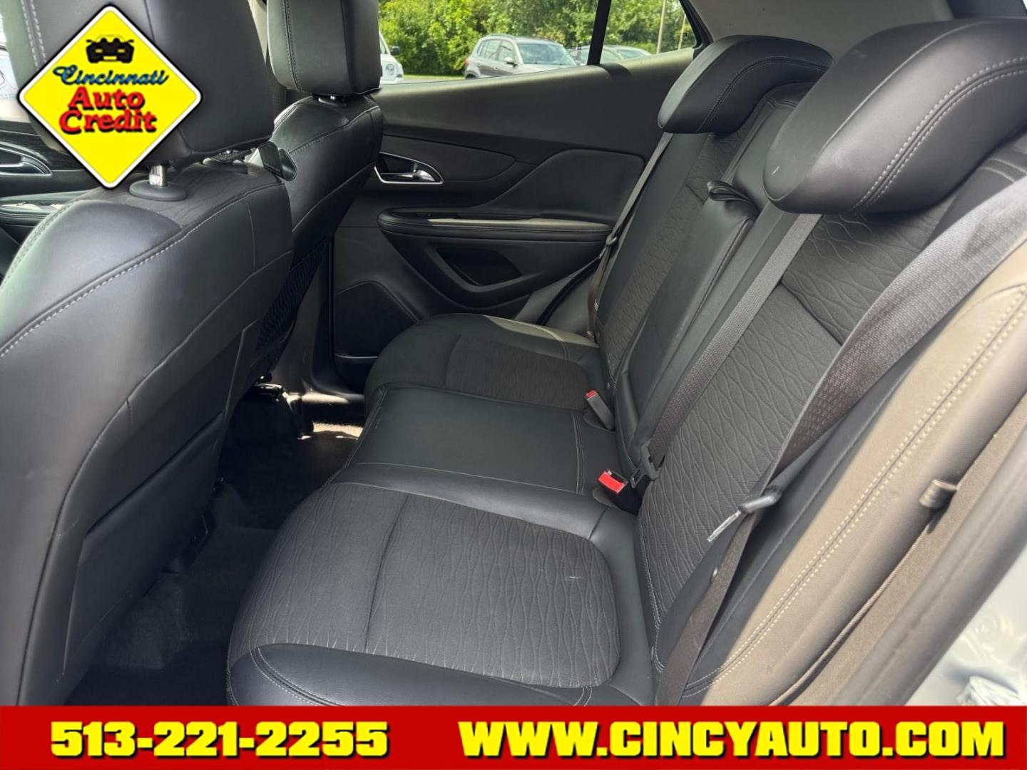 2016 Quicksilver Metallic/Dark Argent Metallic Buick Encore Base (KL4CJASB5GB) with an 1.4L Ecotec 1.4L Turbo I4 138hp 148ft. lbs. Sequential Multiport Fuel Injection engine, 6-Speed Automatic w/Driver Shift Control transmission, located at 5489 Dixie Highway, Fairfield, OH, 45014, (513) 221-2255, 39.333084, -84.523834- Photo#4