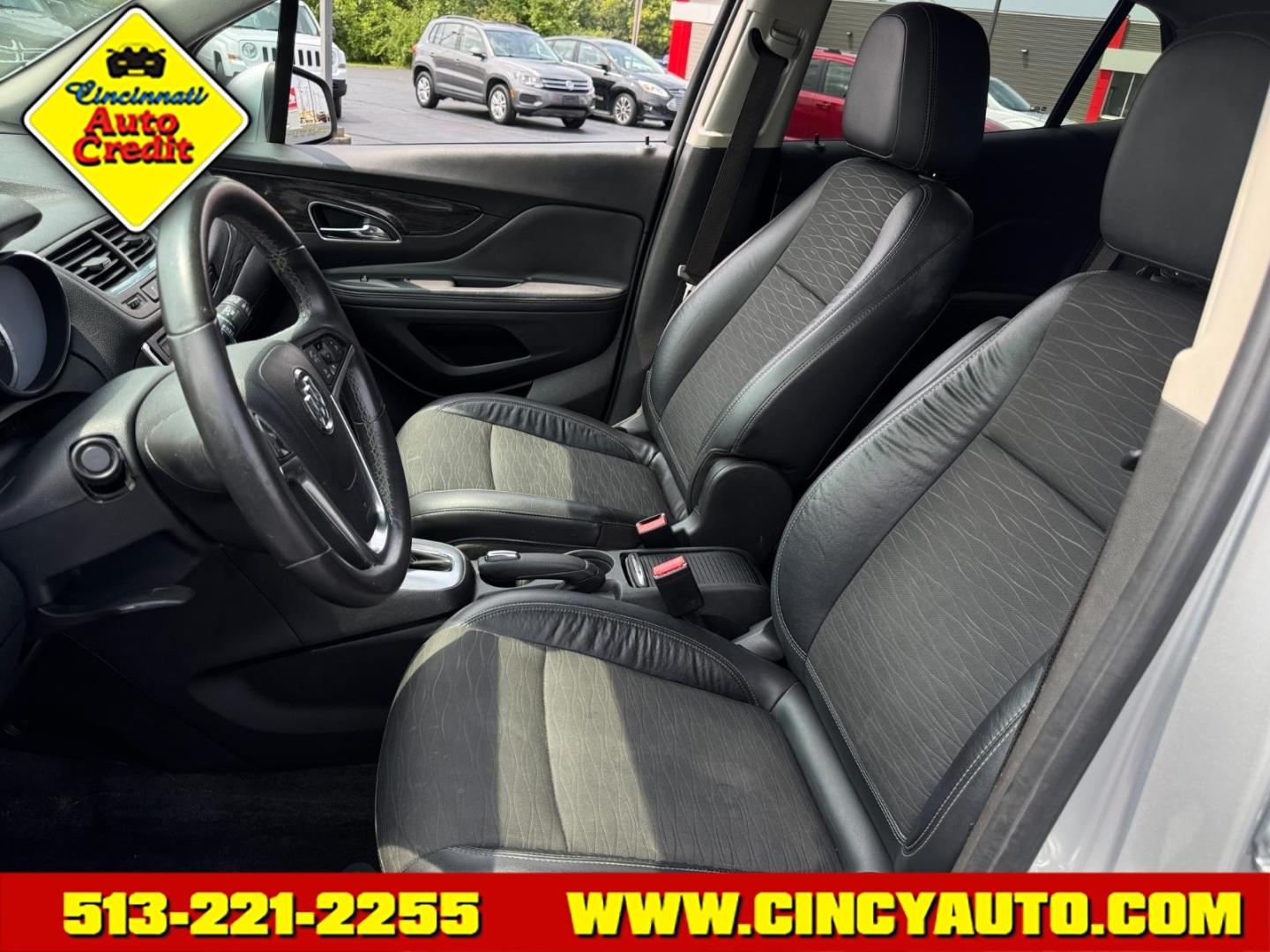 2016 Quicksilver Metallic/Dark Argent Metallic Buick Encore Base (KL4CJASB5GB) with an 1.4L Ecotec 1.4L Turbo I4 138hp 148ft. lbs. Sequential Multiport Fuel Injection engine, 6-Speed Automatic w/Driver Shift Control transmission, located at 5489 Dixie Highway, Fairfield, OH, 45014, (513) 221-2255, 39.333084, -84.523834- Photo#5