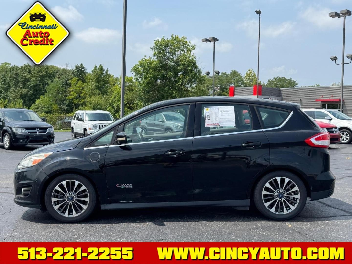 2017 Shadow Black G1 Ford C-MAX Energi Titanium (1FADP5FU7HL) with an 2.0L 2.0L Plug-in Hybrid I4 188hp Sequential Multiport Fuel Injection engine, CVT transmission, located at 5489 Dixie Highway, Fairfield, OH, 45014, (513) 221-2255, 39.333084, -84.523834- Photo#1