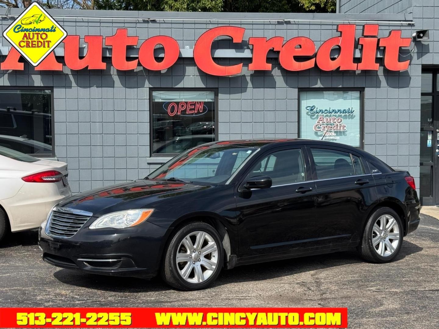 2012 Black Clear Coat Px8 Chrysler 200 Touring (1C3CCBBG1CN) with an 3.6L Pentastar 3.6L Flex Fuel V6 283hp 260ft. lbs. Sequential Multiport Fuel Injection engine, 6-Speed Shiftable Automatic transmission, located at 2813 Gilbert Avenue, Cincinnati, OH, 45206, (513) 221-2255, 39.130219, -84.489189- Photo#0