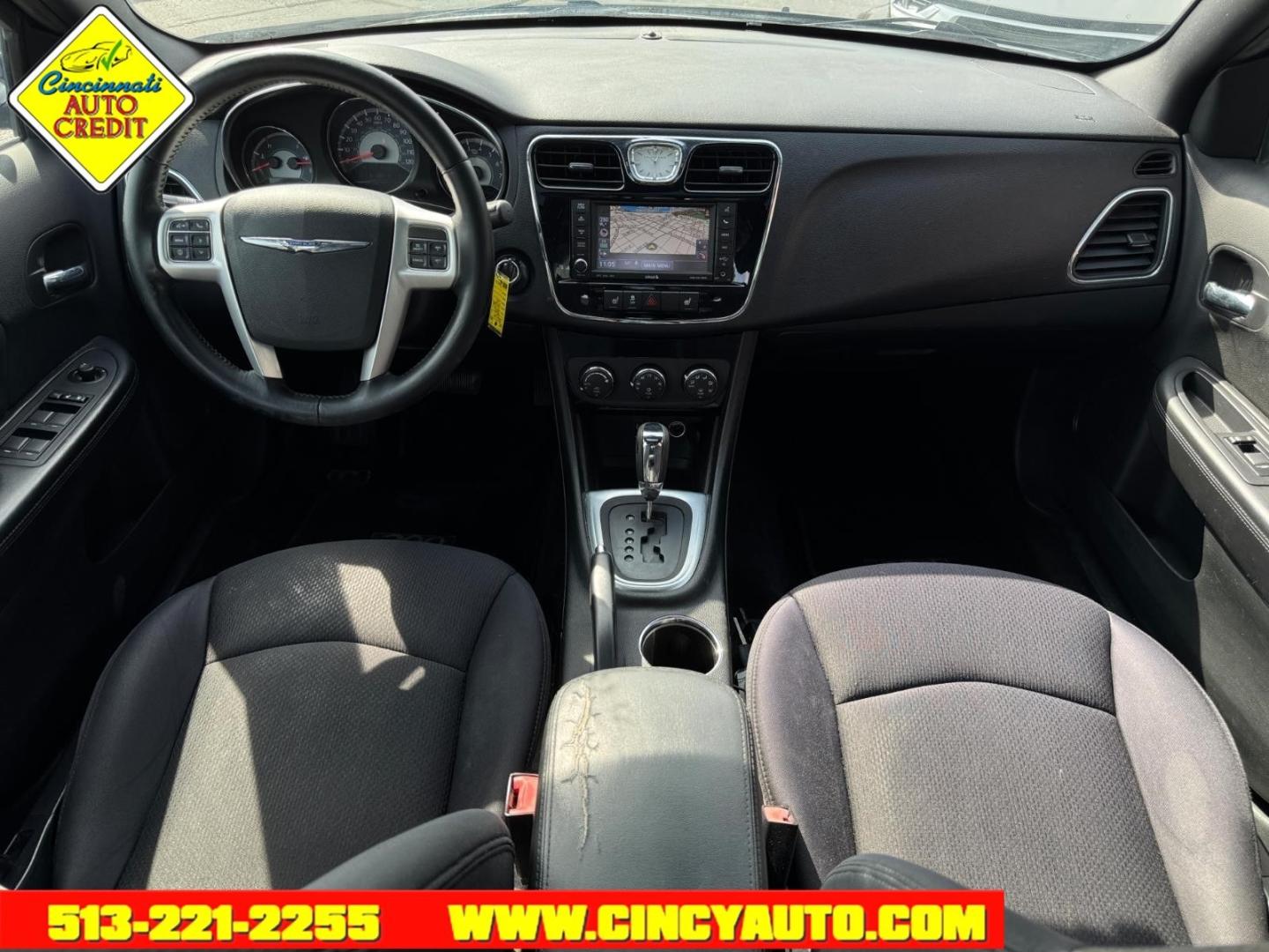 2012 Black Clear Coat Px8 Chrysler 200 Touring (1C3CCBBG1CN) with an 3.6L Pentastar 3.6L Flex Fuel V6 283hp 260ft. lbs. Sequential Multiport Fuel Injection engine, 6-Speed Shiftable Automatic transmission, located at 2813 Gilbert Avenue, Cincinnati, OH, 45206, (513) 221-2255, 39.130219, -84.489189- Photo#3