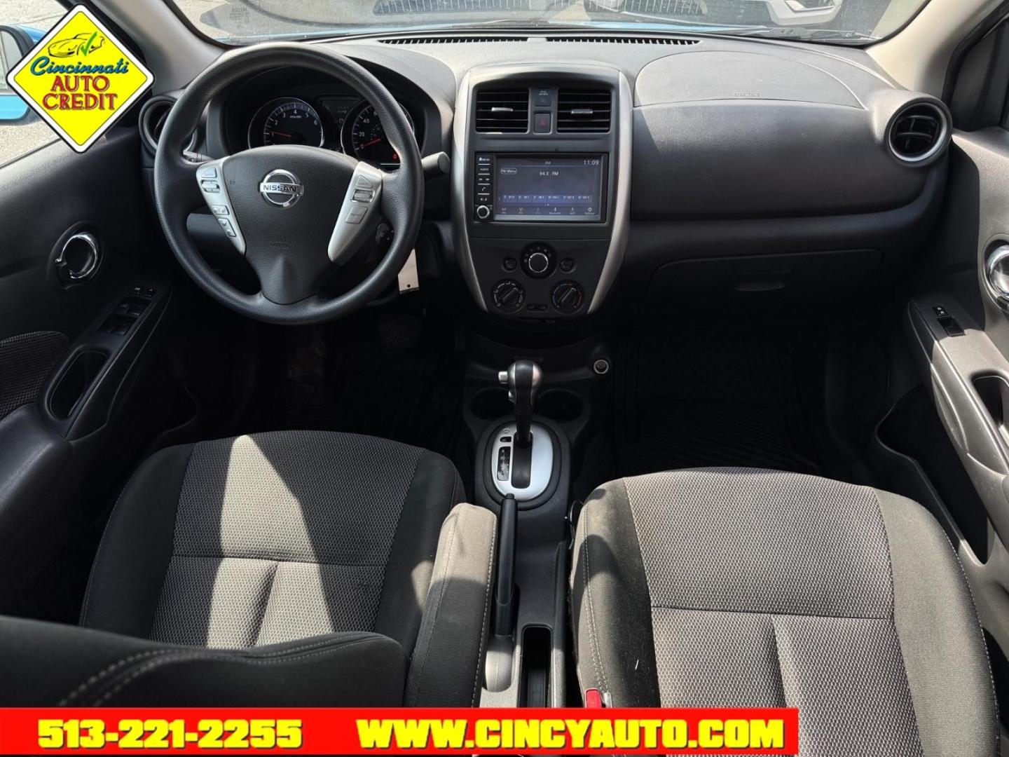 2019 Lt. Blue Nissan Versa SV (3N1CN7AP7KL) with an 1.6L 1.6L I4 109hp 107ft. lbs. Fuel Injected engine, CVT transmission, located at 2813 Gilbert Avenue, Cincinnati, OH, 45206, (513) 221-2255, 39.130219, -84.489189- Photo#3