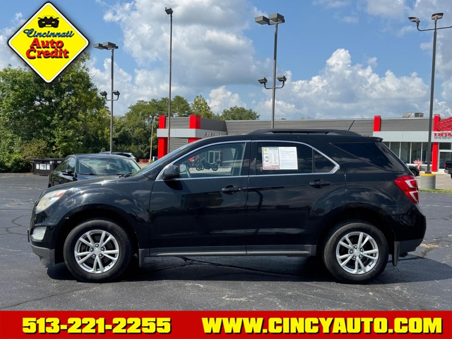 2016 Black Gba Chevrolet Equinox LT (2GNALCEK2G6) with an 2.4L Ecotec 2.4L I4 182hp 172ft. lbs. Direct Injection engine, 6-Speed Shiftable Automatic transmission, located at 5489 Dixie Highway, Fairfield, OH, 45014, (513) 221-2255, 39.333084, -84.523834- Photo#1