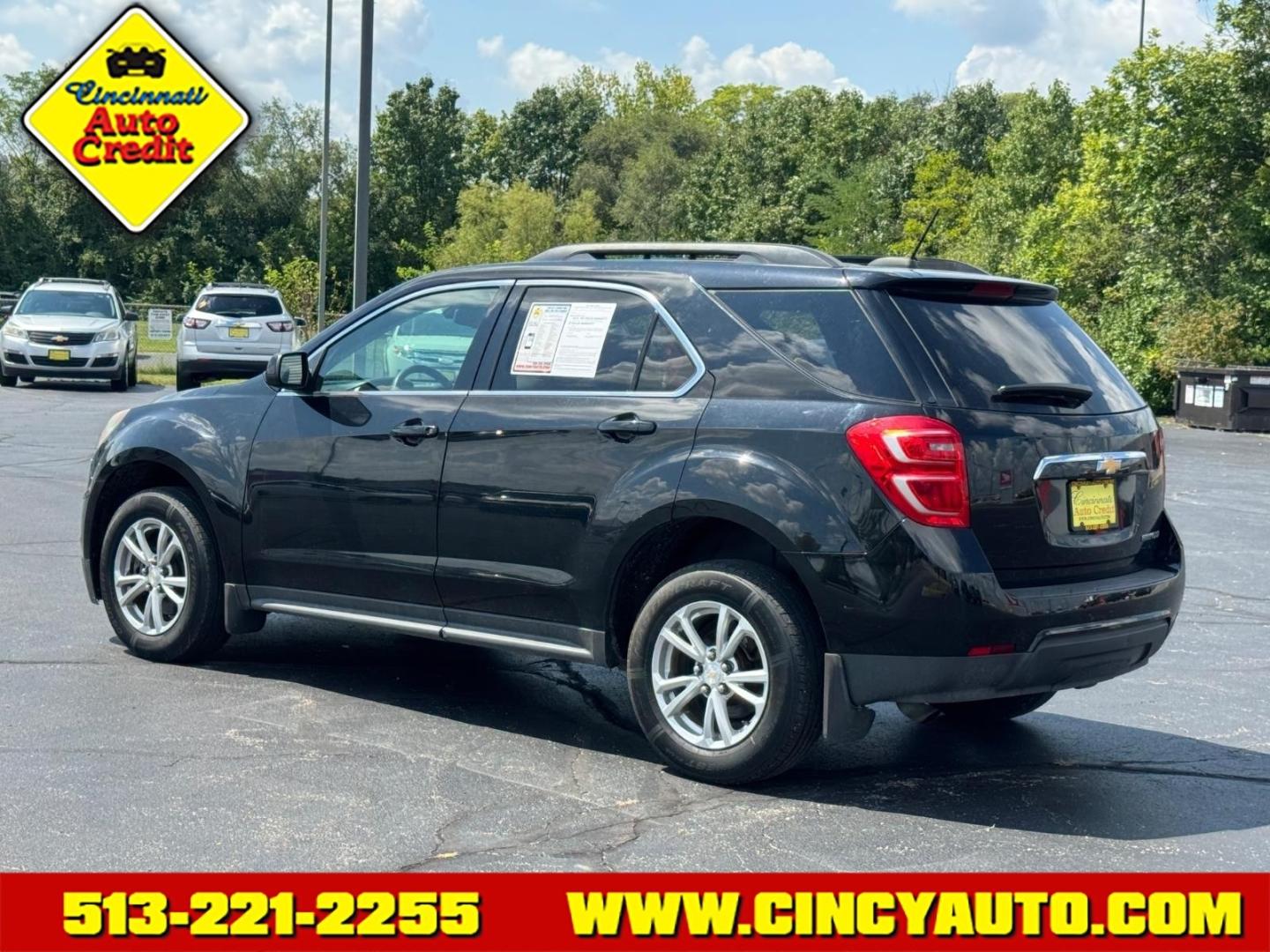 2016 Black Gba Chevrolet Equinox LT (2GNALCEK2G6) with an 2.4L Ecotec 2.4L I4 182hp 172ft. lbs. Direct Injection engine, 6-Speed Shiftable Automatic transmission, located at 5489 Dixie Highway, Fairfield, OH, 45014, (513) 221-2255, 39.333084, -84.523834- Photo#2