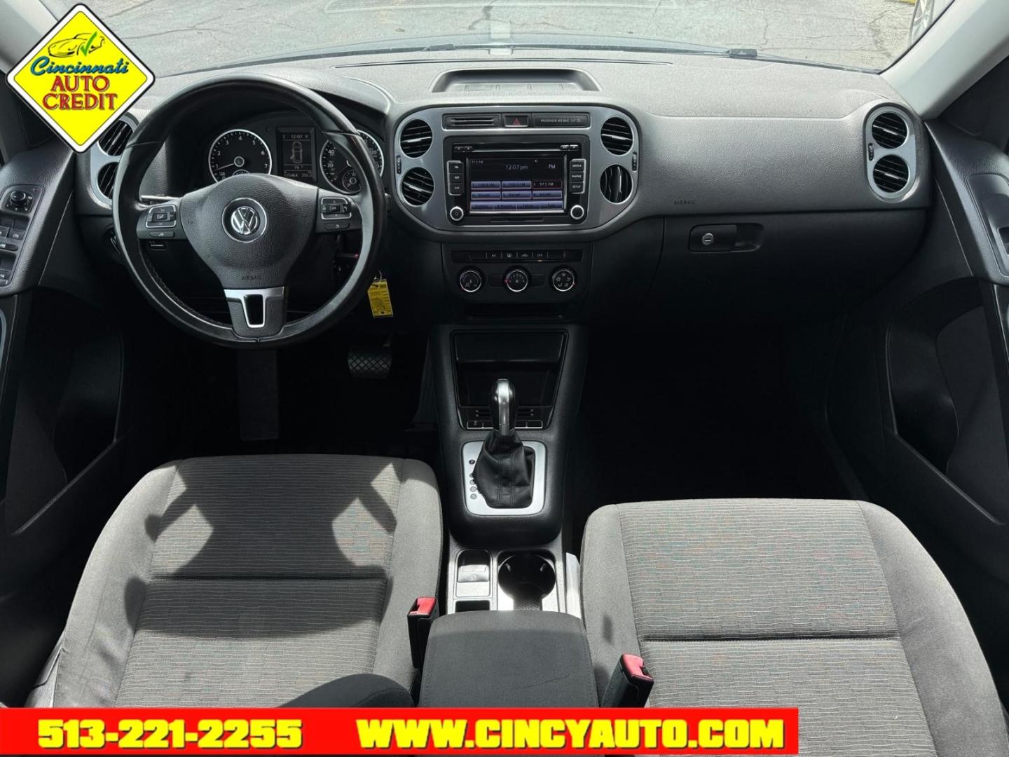 2015 Night Blue Metallic Volkswagen Tiguan S (WVGAV7AX7FW) with an 2.0L 2.0L Turbo I4 200hp 207ft. lbs. Fuel Injected engine, 6-speed Automatic with Tiptronic transmission, located at 2813 Gilbert Avenue, Cincinnati, OH, 45206, (513) 221-2255, 39.130219, -84.489189- Photo#3