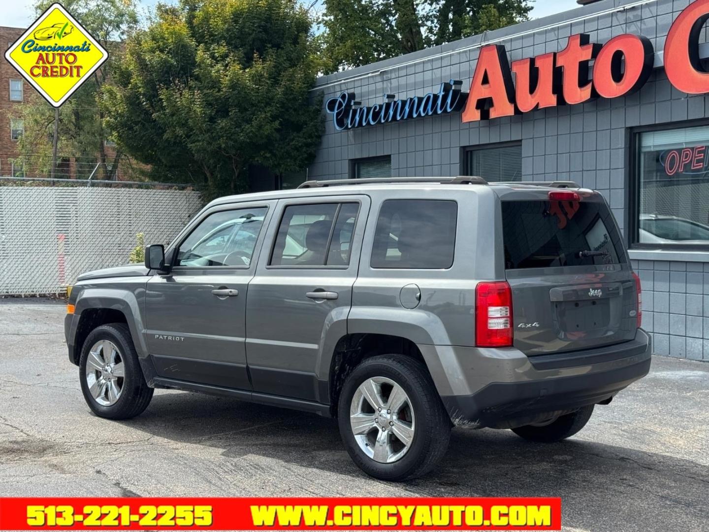 2012 Mineral Gray Metallic Clear Coat Jeep Patriot Latitude (1C4NJRFB9CD) with an 2.4L 2.4L I4 172hp 165ft. lbs. Sequential Multiport Fuel Injection engine, CVT transmission, located at 2813 Gilbert Avenue, Cincinnati, OH, 45206, (513) 221-2255, 39.130219, -84.489189- Photo#2