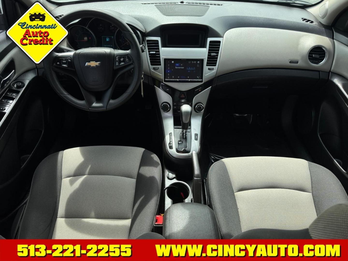 2015 Summit White Chevrolet Cruze LS Auto (1G1PA5SH1F7) with an 1.8L Ecotec 1.8L Flex Fuel I4 138hp 125ft. lbs. Sequential Multiport Fuel Injection engine, 6-Speed Shiftable Automatic w/Overdrive transmission, located at 5489 Dixie Highway, Fairfield, OH, 45014, (513) 221-2255, 39.333084, -84.523834- Photo#3