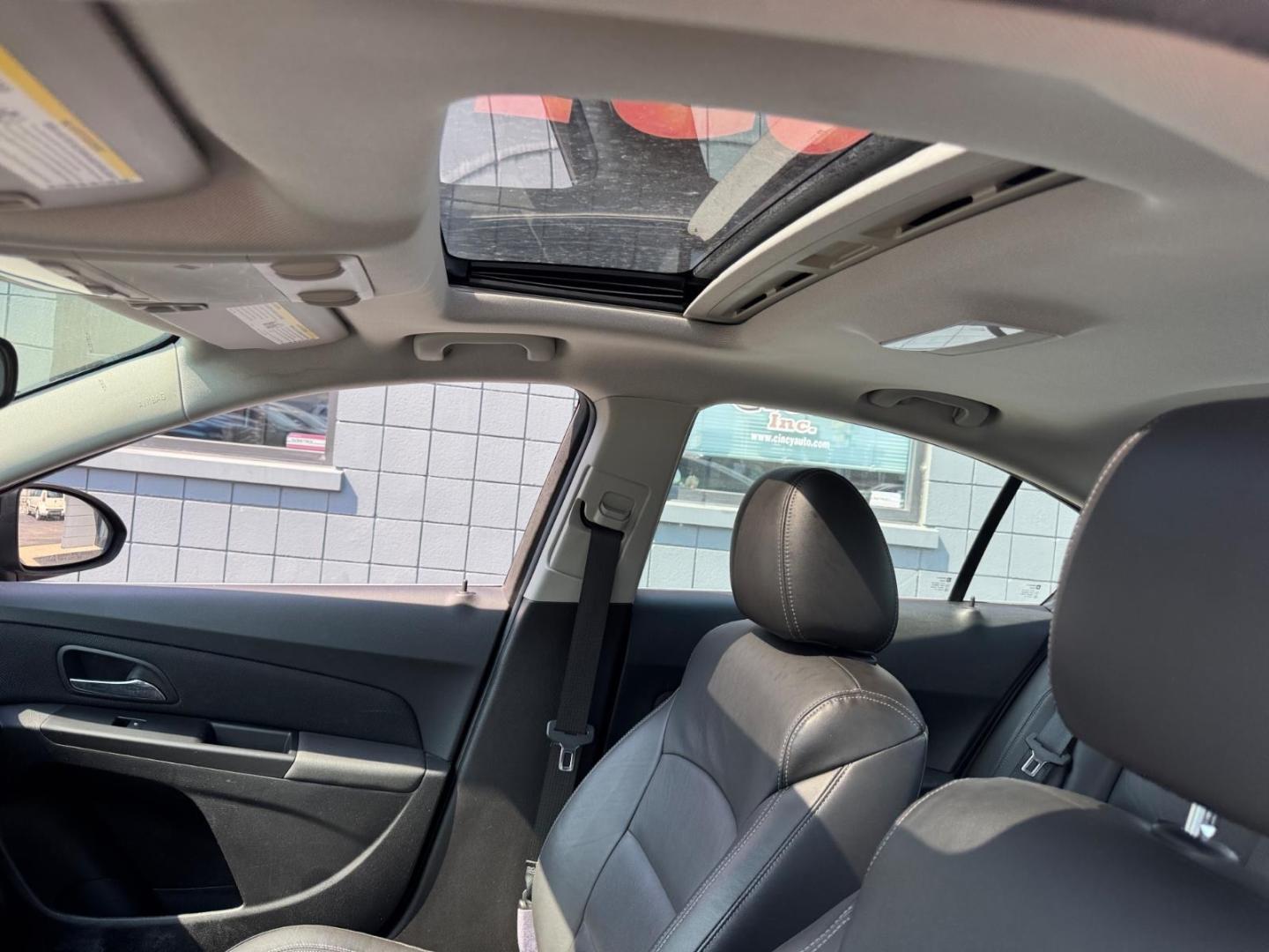 2014 Black Granite Metallic Chevrolet Cruze 2LT Auto (1G1PE5SB6E7) with an 1.4L Ecotec 1.4L Turbo I4 138hp 148ft. lbs. Sequential Multiport Fuel Injection engine, 6-Speed Shiftable Automatic transmission, located at 2813 Gilbert Avenue, Cincinnati, OH, 45206, (513) 221-2255, 39.130219, -84.489189- Photo#6