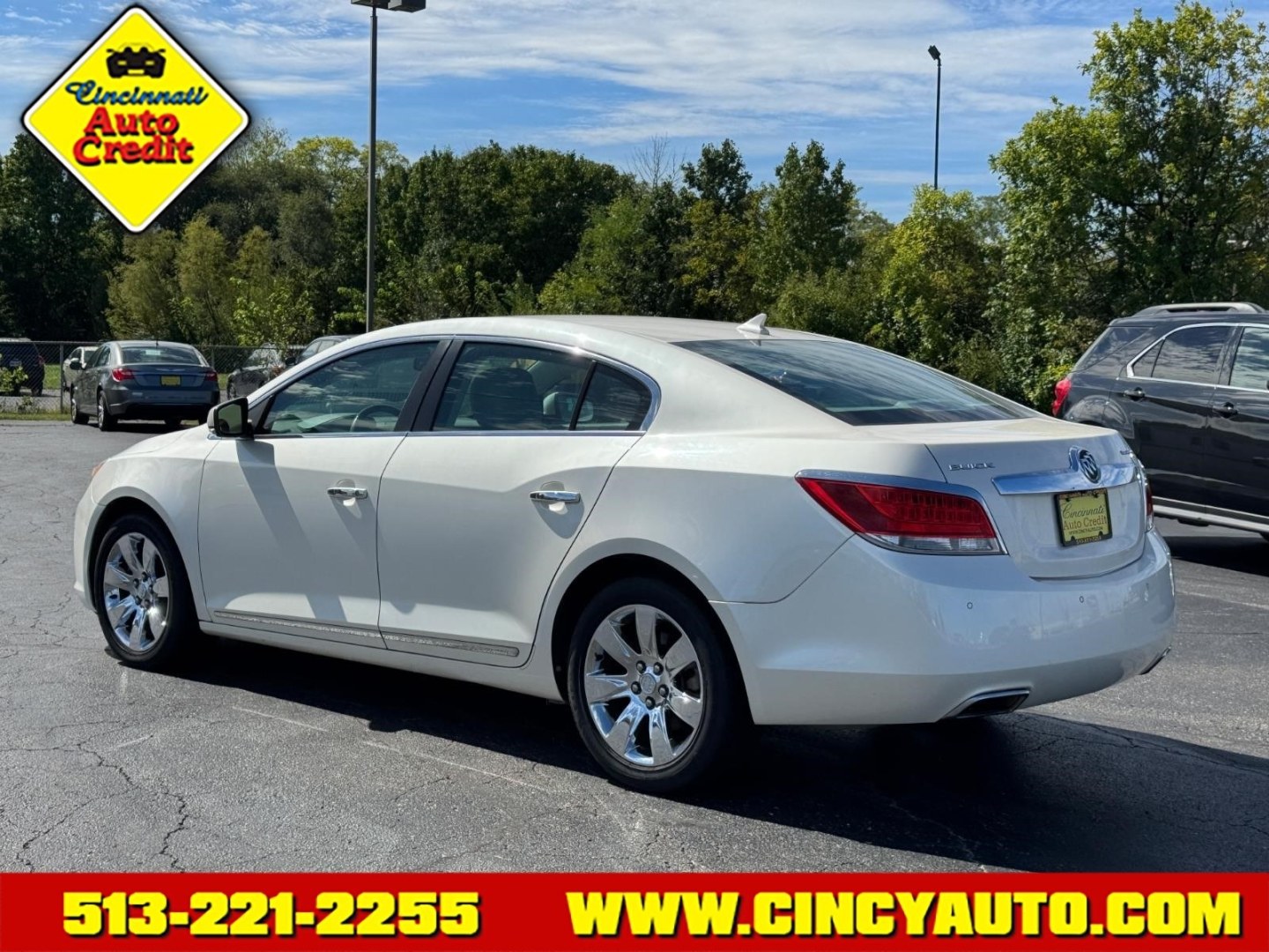 2012 Summit White Gaz Buick LaCrosse Premium 3 (1G4GH5G37CF) with an 3.6L 3.6L Flex Fuel V6 303hp 264ft. lbs. Fuel Injected engine, 6-Speed Shiftable Automatic transmission, located at 5489 Dixie Highway, Fairfield, OH, 45014, (513) 221-2255, 39.333084, -84.523834- Photo#2