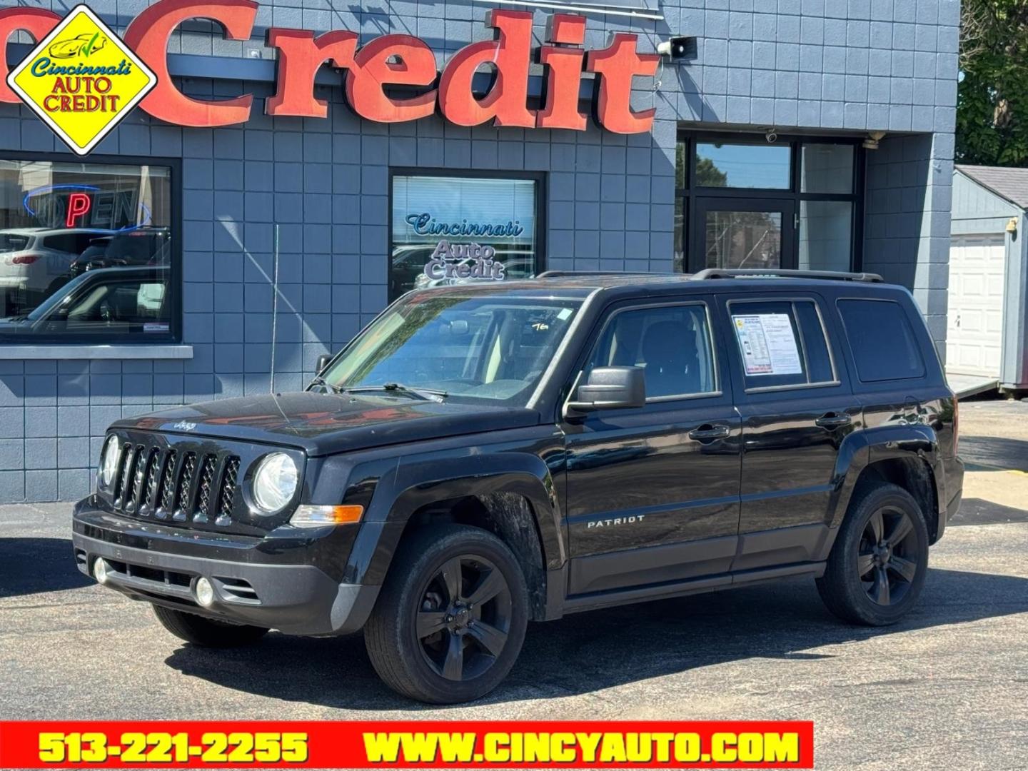 2014 Black Clear Coat Px8 Jeep Patriot Latitude (1C4NJPFB9ED) with an 2.4L 2.4L I4 172hp 165ft. lbs. Sequential Multiport Fuel Injection engine, 6-Speed Shiftable Automatic transmission, located at 2813 Gilbert Avenue, Cincinnati, OH, 45206, (513) 221-2255, 39.130219, -84.489189- Photo#0