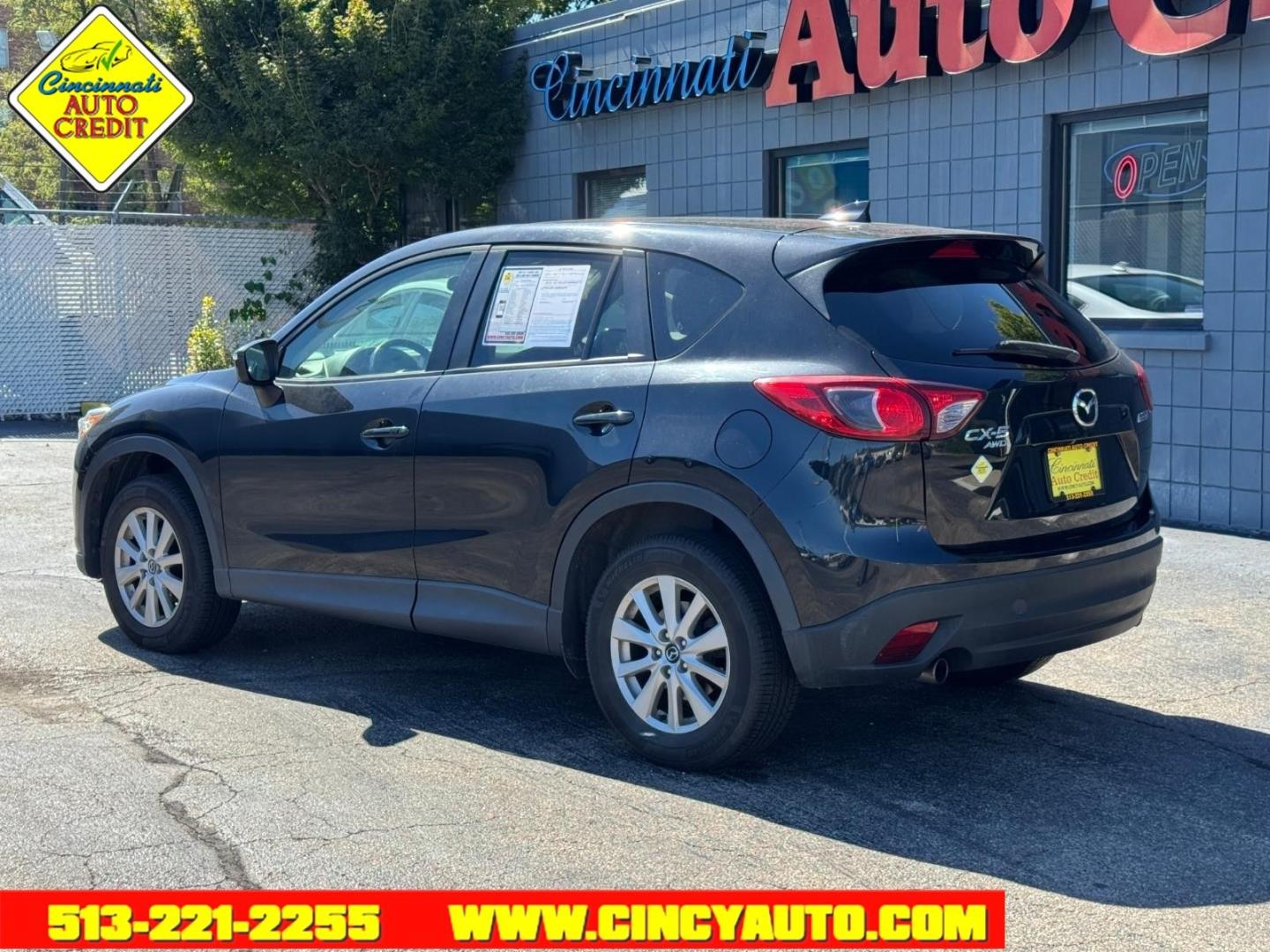 2016 Jet Black Mica Mazda CX-5 Touring (JM3KE4CY7G0) with an 2.5L SKYACTIV-G 2.5L I4 184hp 185ft. lbs. Direct Injection engine, 6-Speed Shiftable Automatic transmission, located at 2813 Gilbert Avenue, Cincinnati, OH, 45206, (513) 221-2255, 39.130219, -84.489189- Photo#2